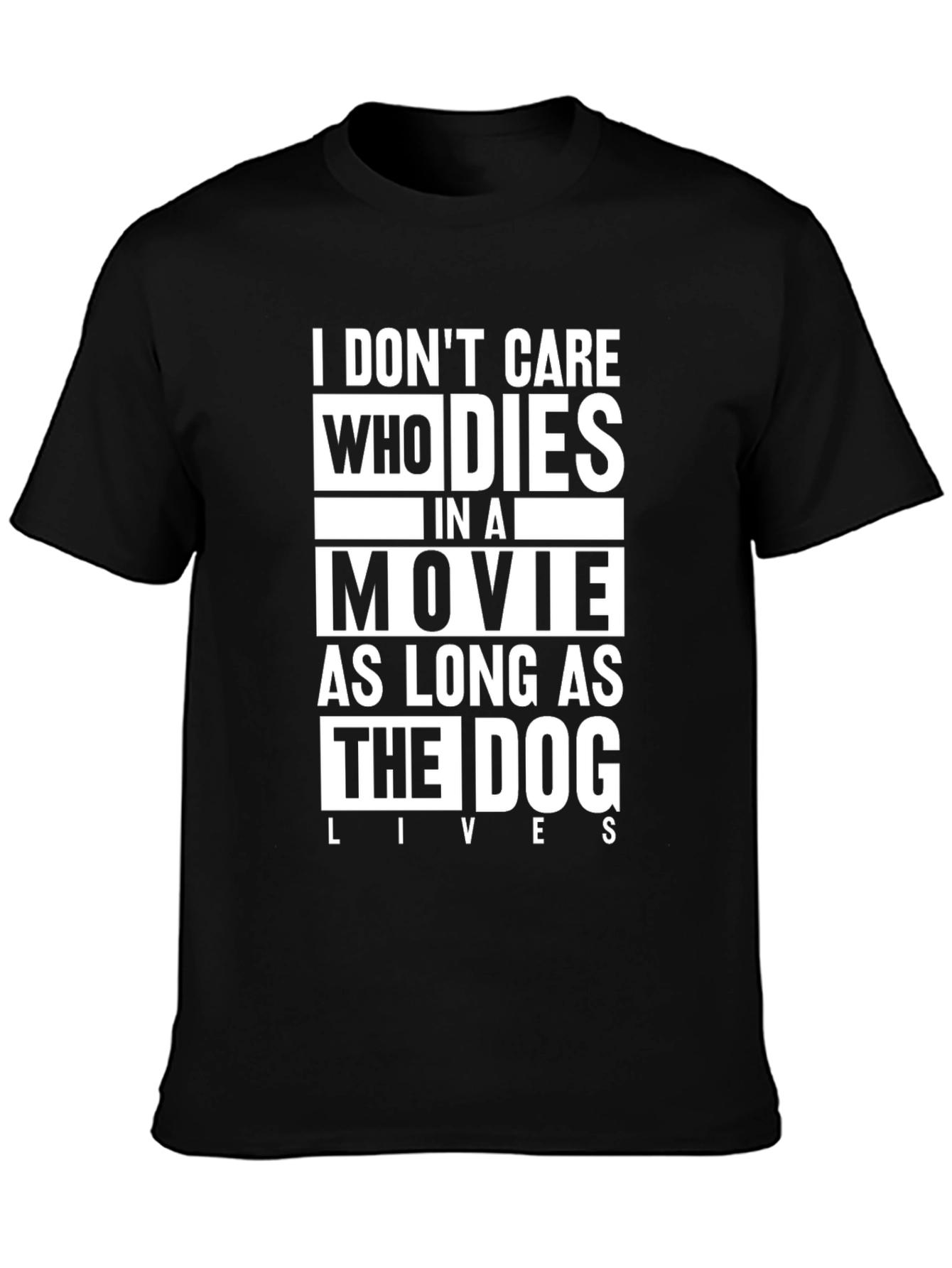 Dog Lover Movie T-Shirt - Funny Slogan Tee