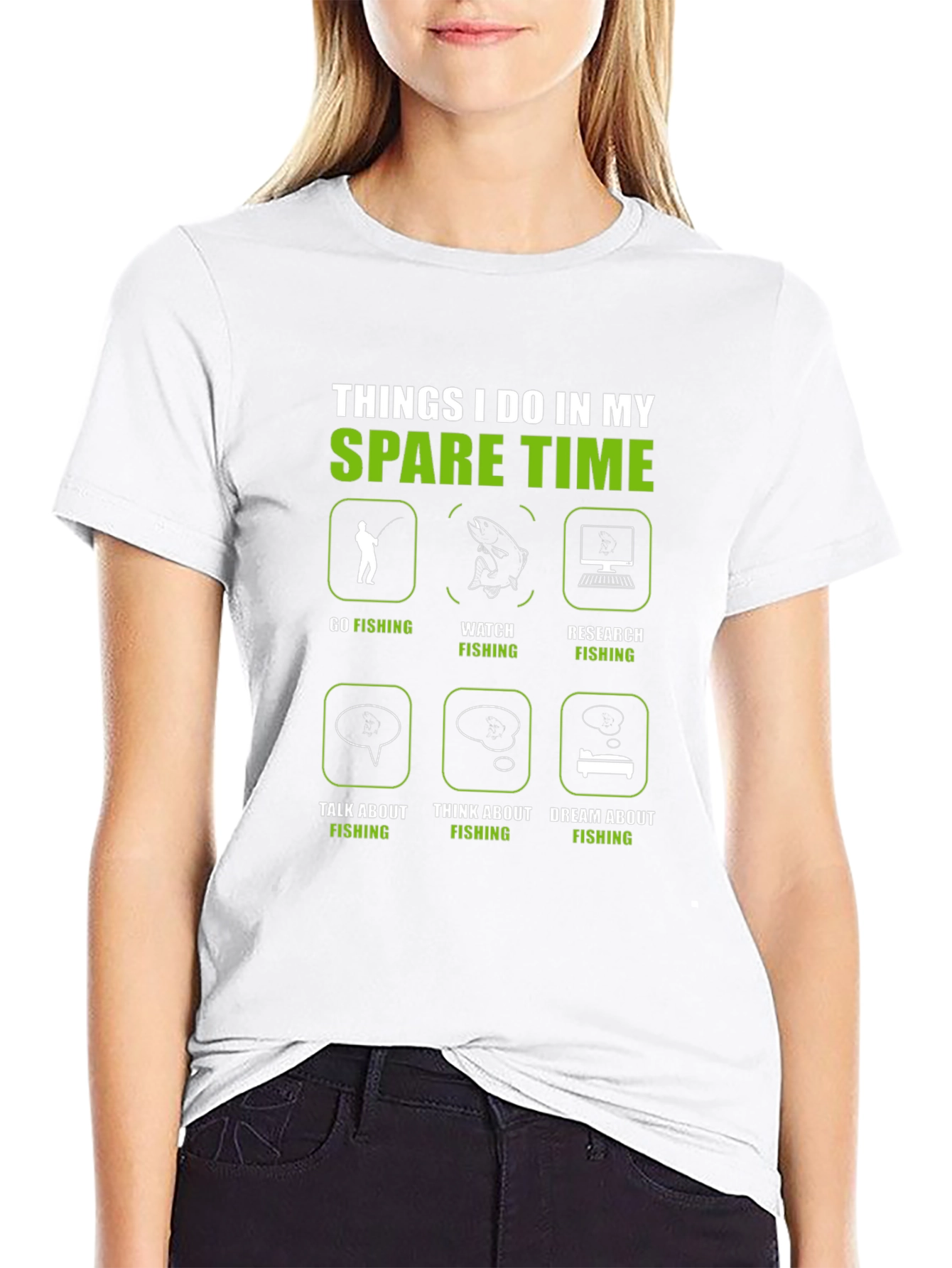 Fishing Spare Time Graphic Tee