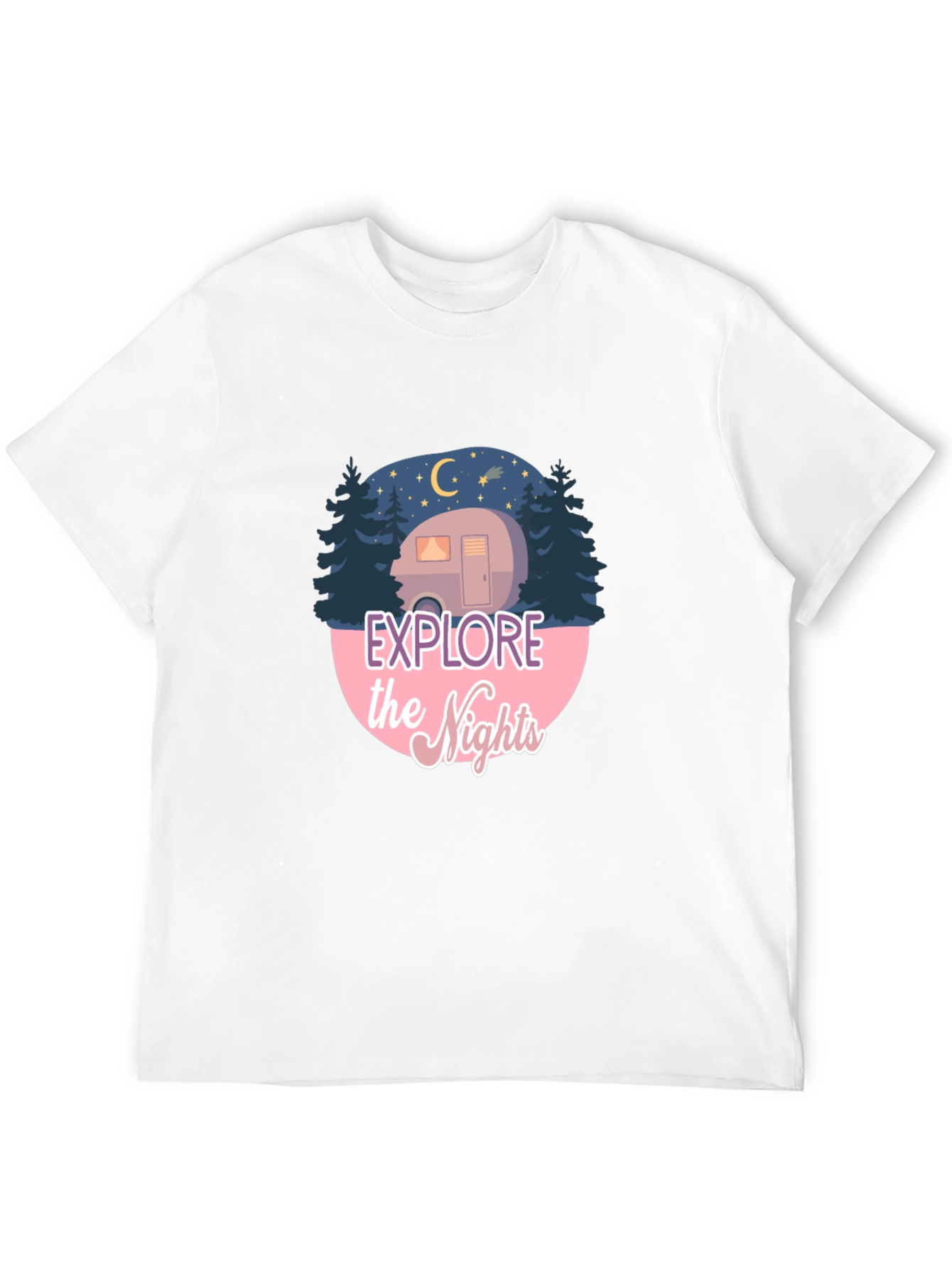 Explore the Nights Camping Graphic Tee