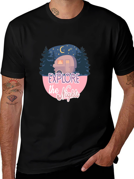 Explore the Nights Camping Graphic Tee
