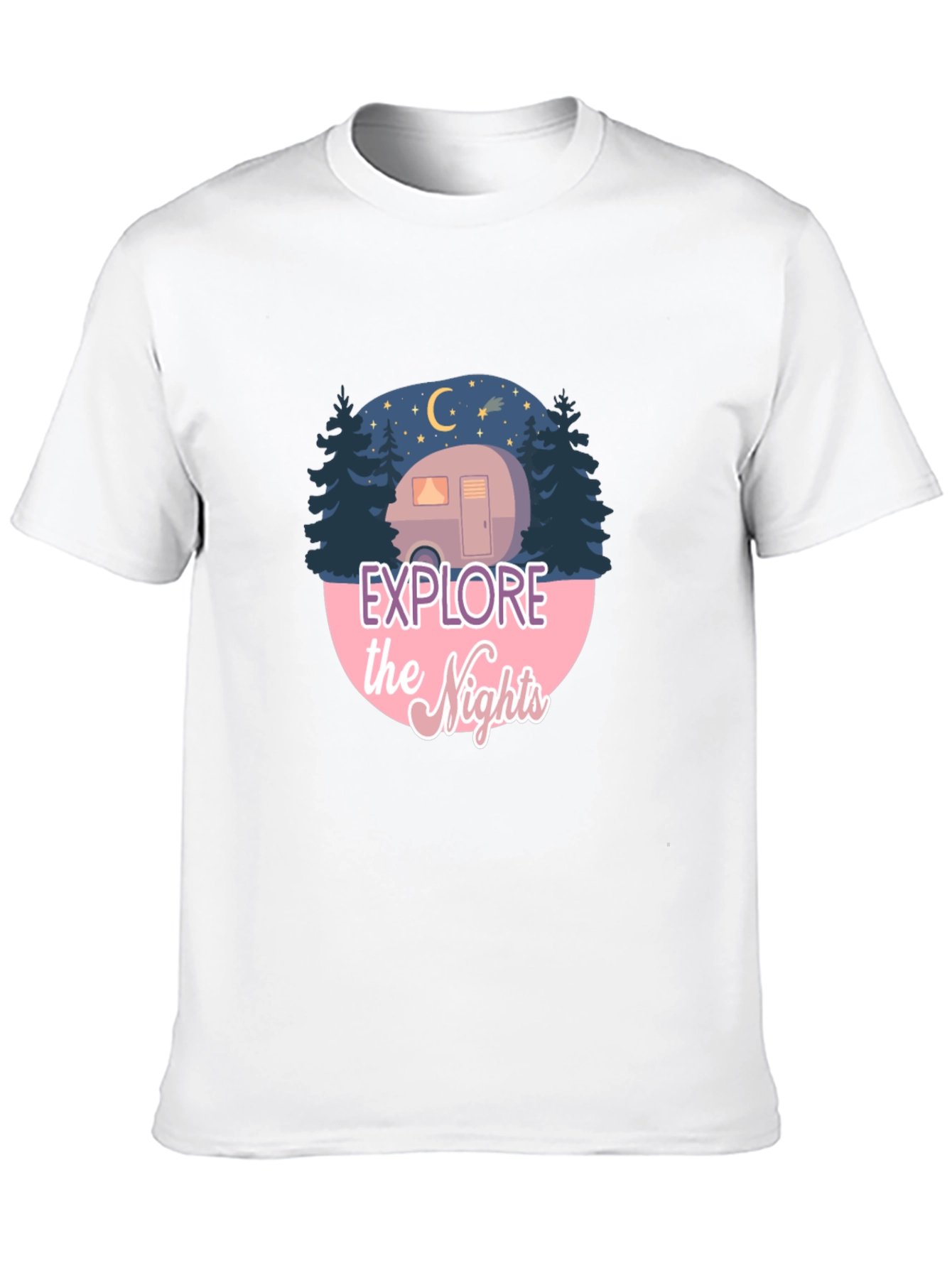 Explore the Nights Camping Graphic Tee