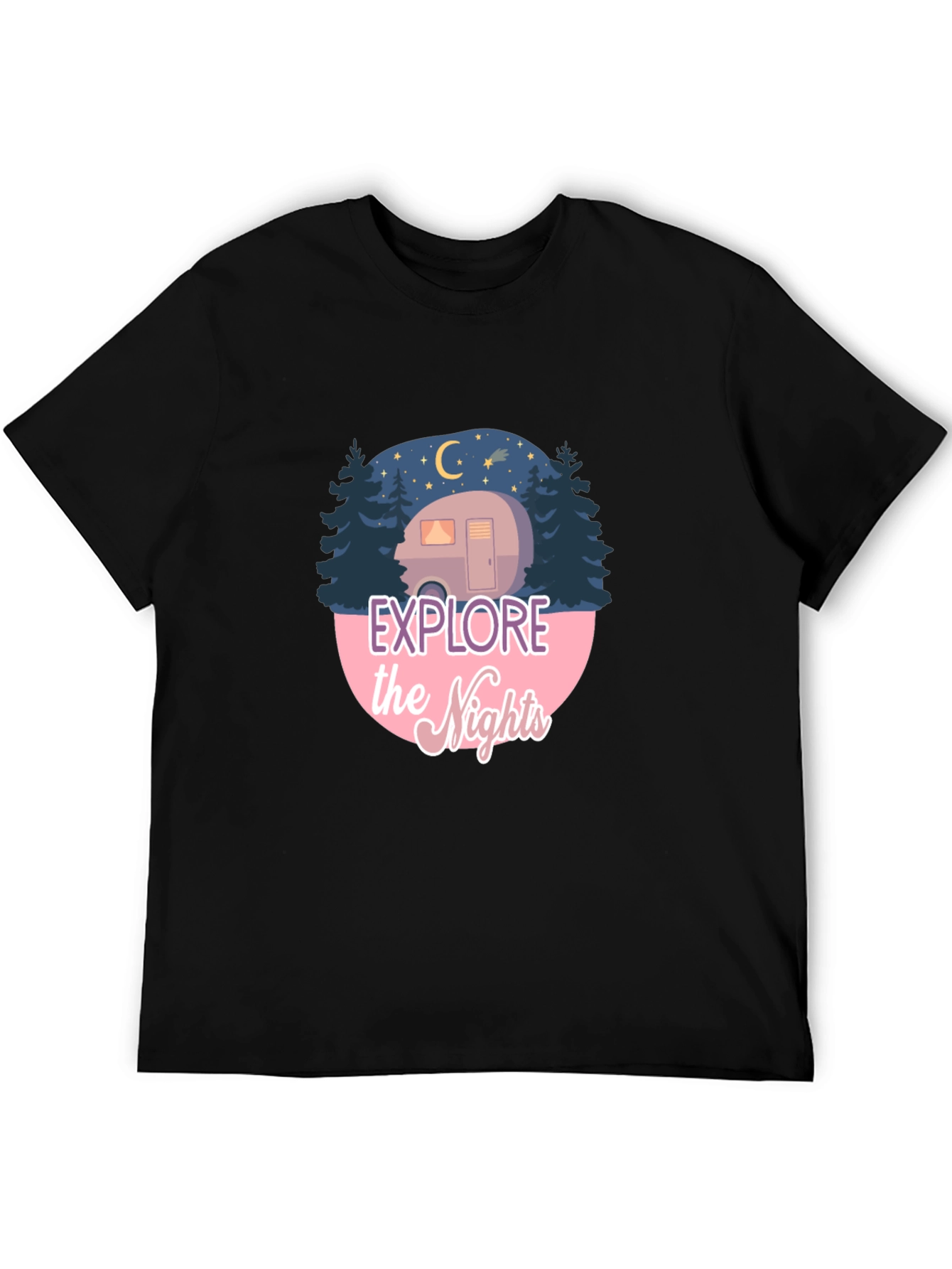 Explore the Nights Camping Graphic Tee