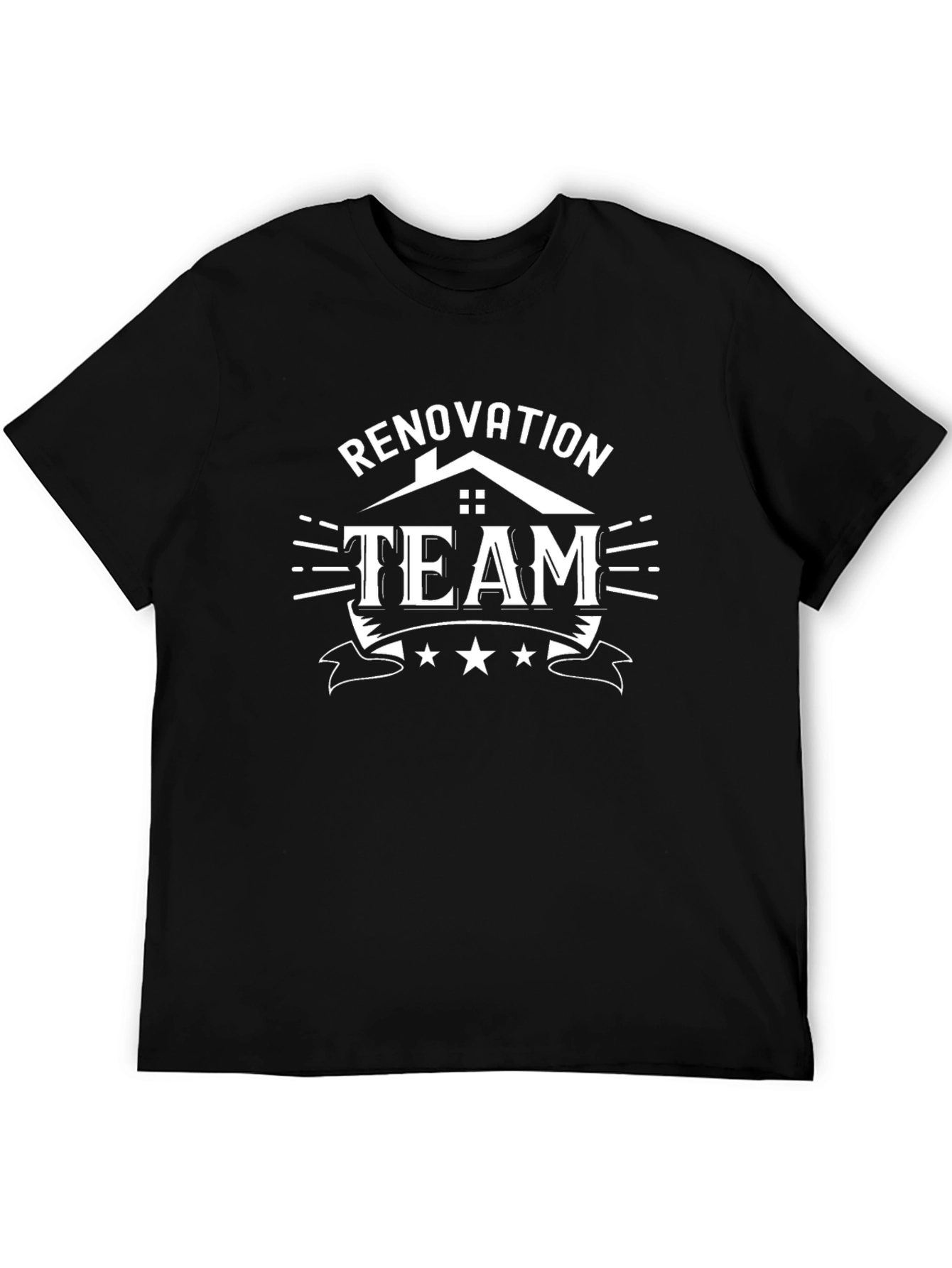 Renovation Team Black Graphic T-Shirt