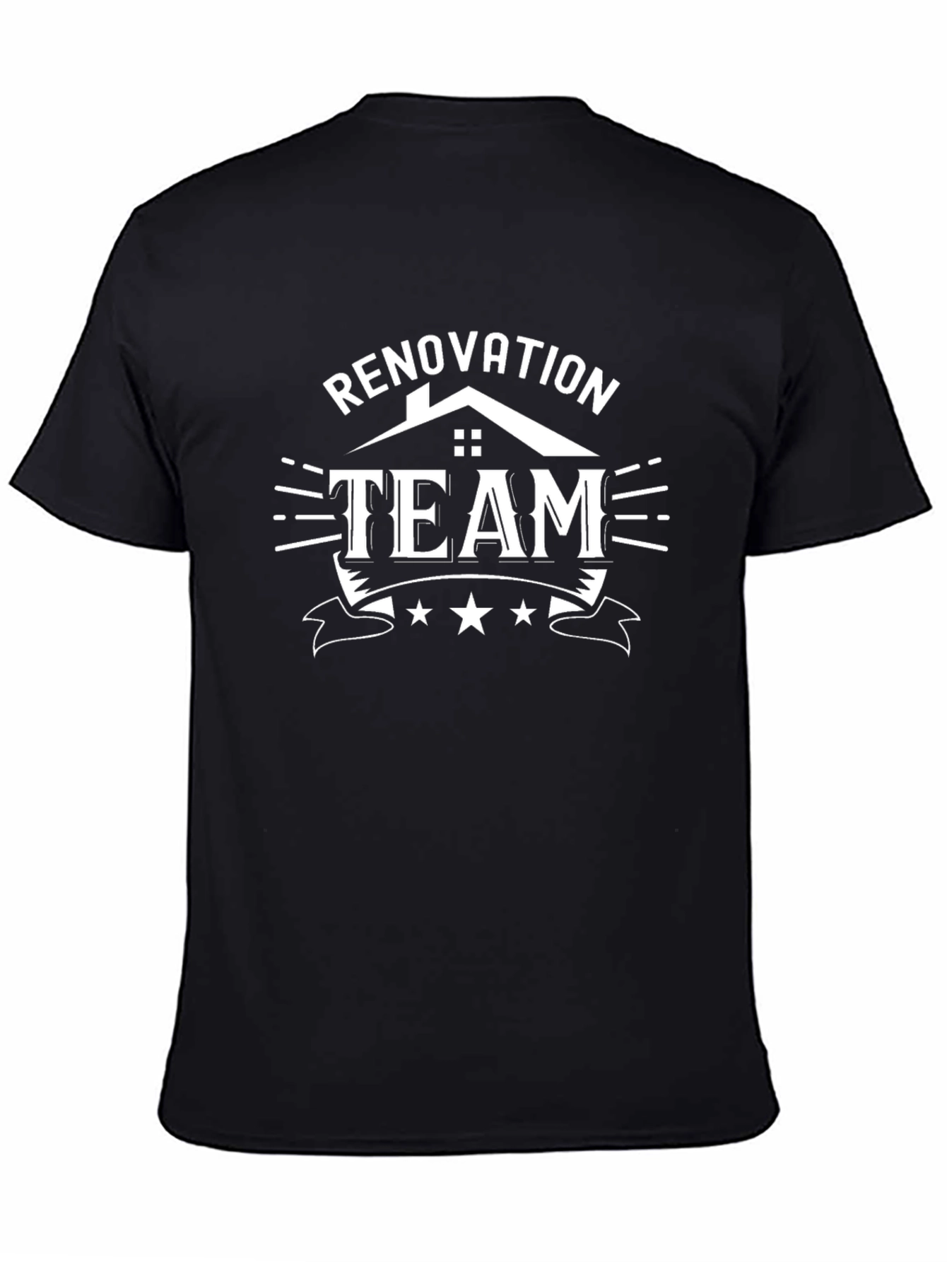 Renovation Team Black Graphic T-Shirt