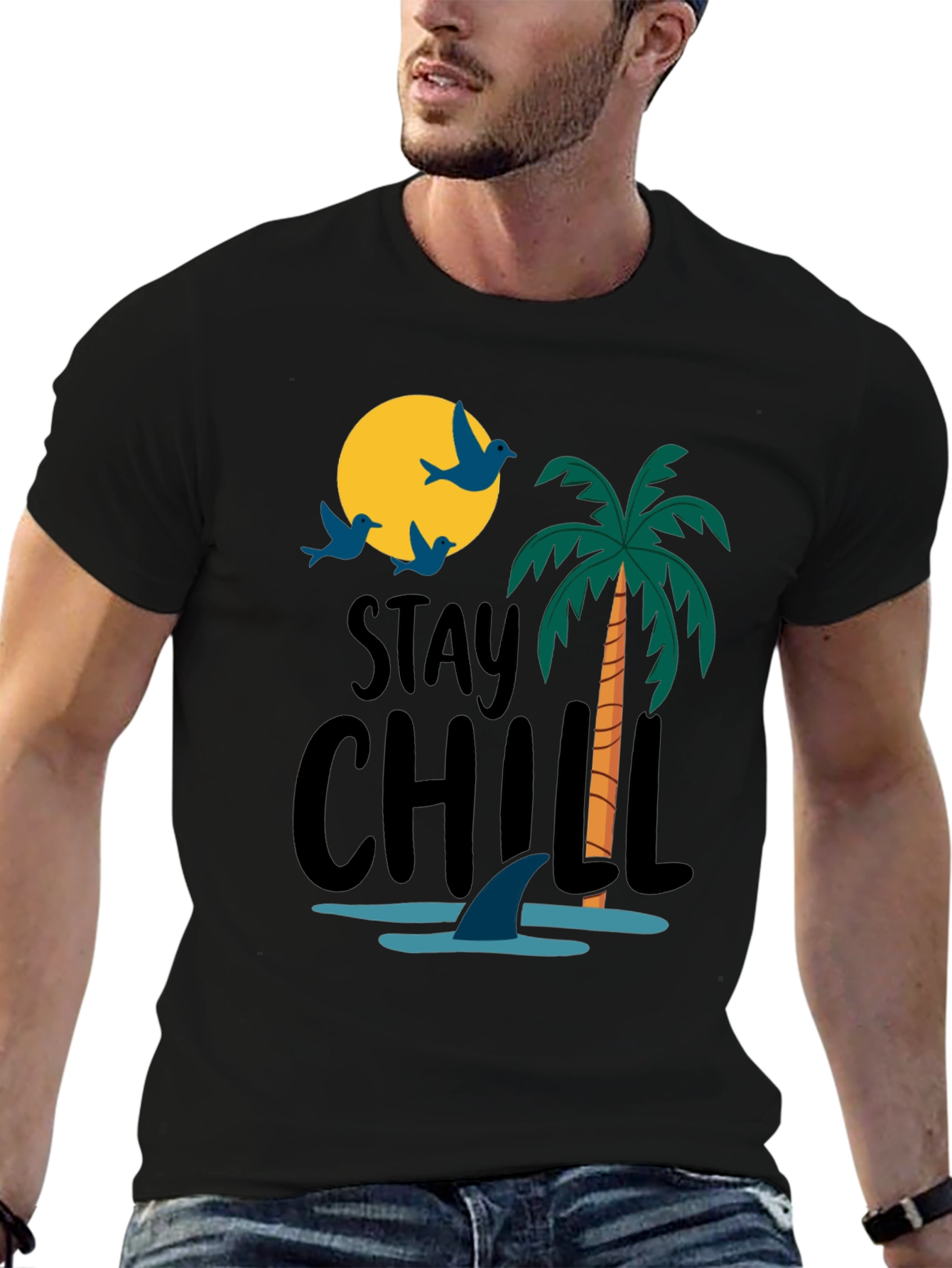 Stay Chill Shark Tee