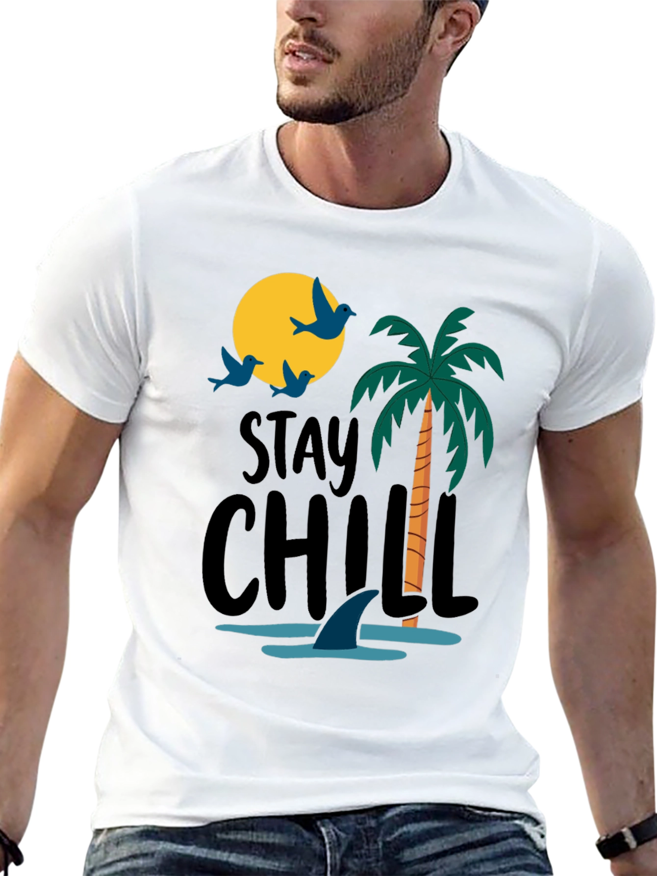 Stay Chill Shark Tee