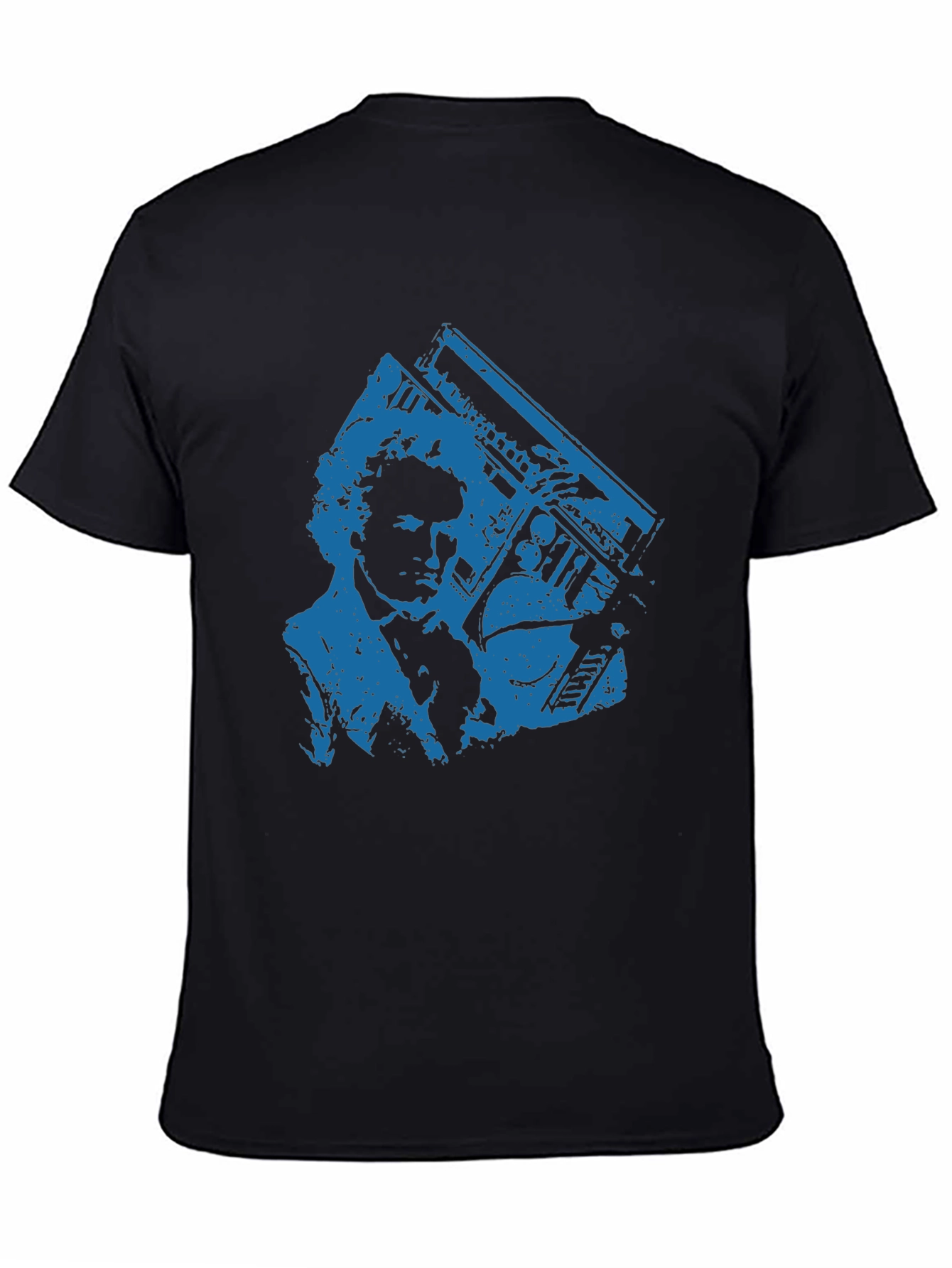 Retro Boombox Graphic Tee - Cool Casual Style