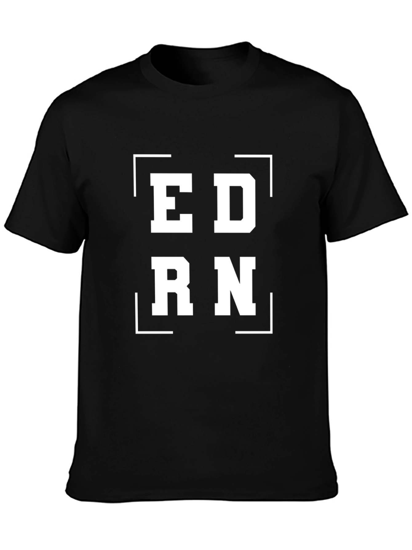 EDRN Bold Graphic T-Shirt - Classic Black Tee