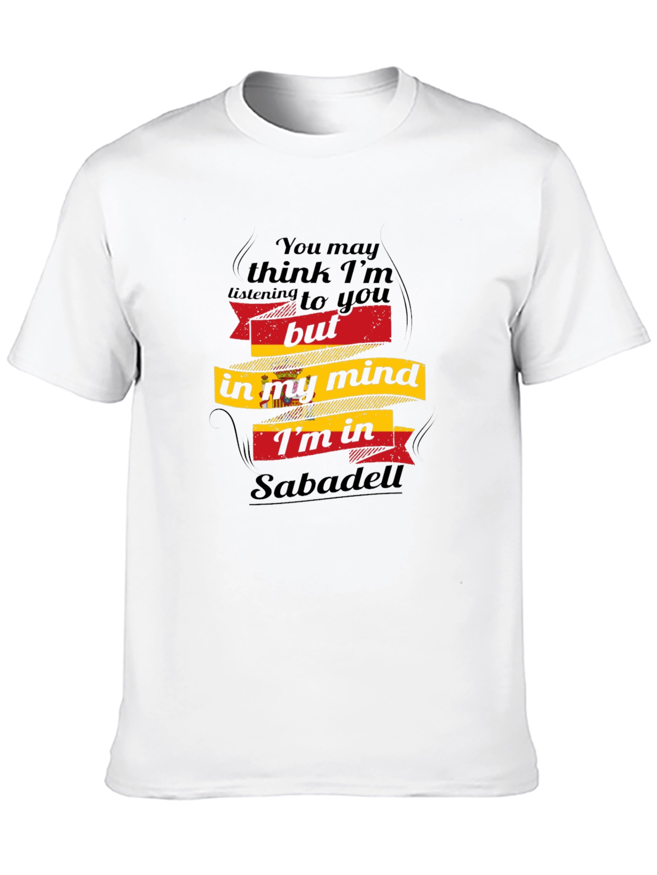 Sabadell Mind T-Shirt - Novelty Graphic Tee