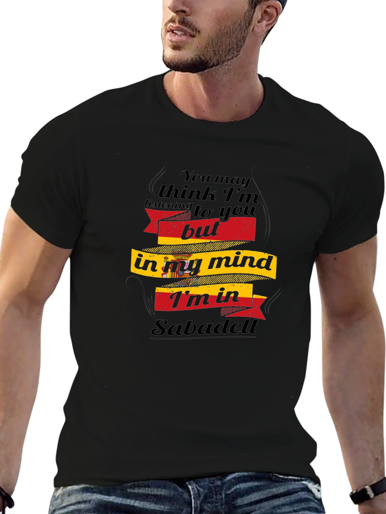 Sabadell Mind T-Shirt - Novelty Graphic Tee