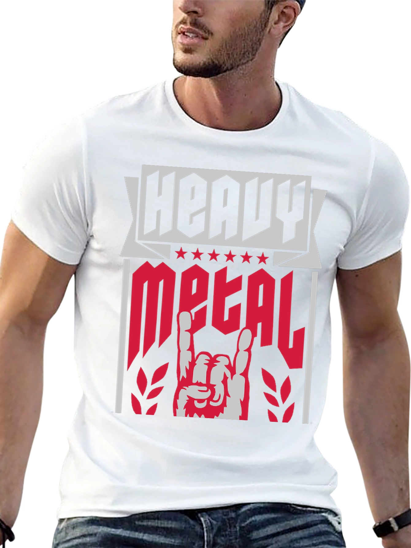 Heavy Metal Graphic T-Shirt - Rock On!