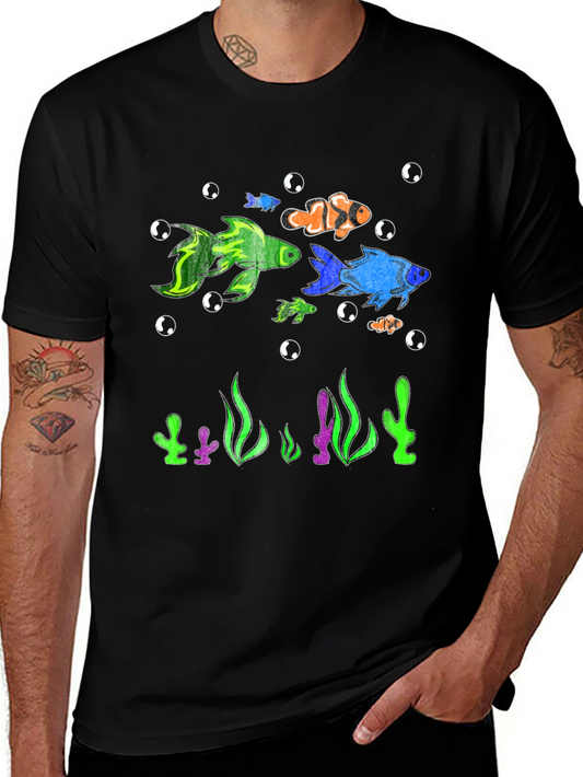 Aquarium Fish T-Shirt - Fun Graphic Tee