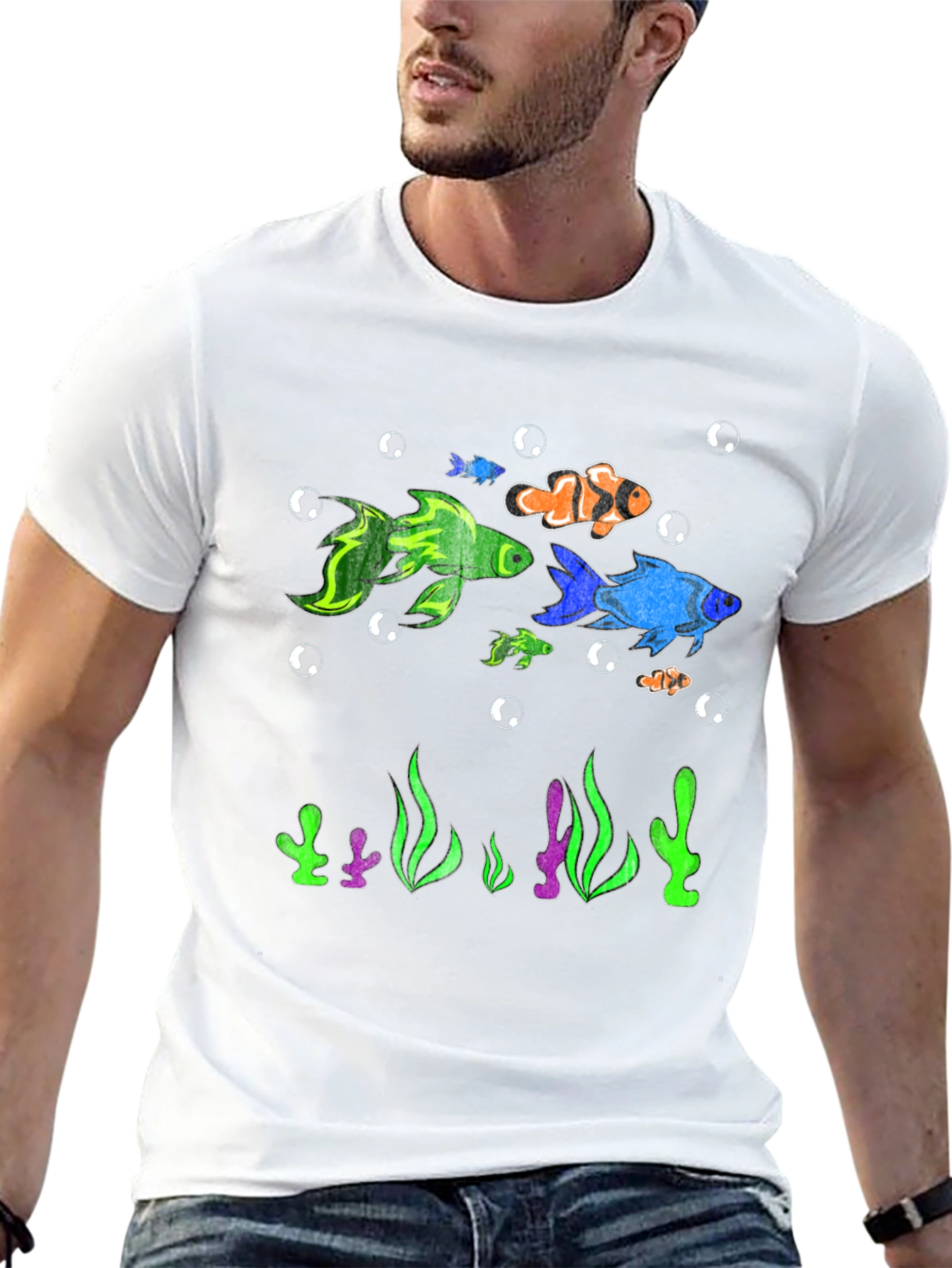 Aquarium Fish T-Shirt - Fun Graphic Tee