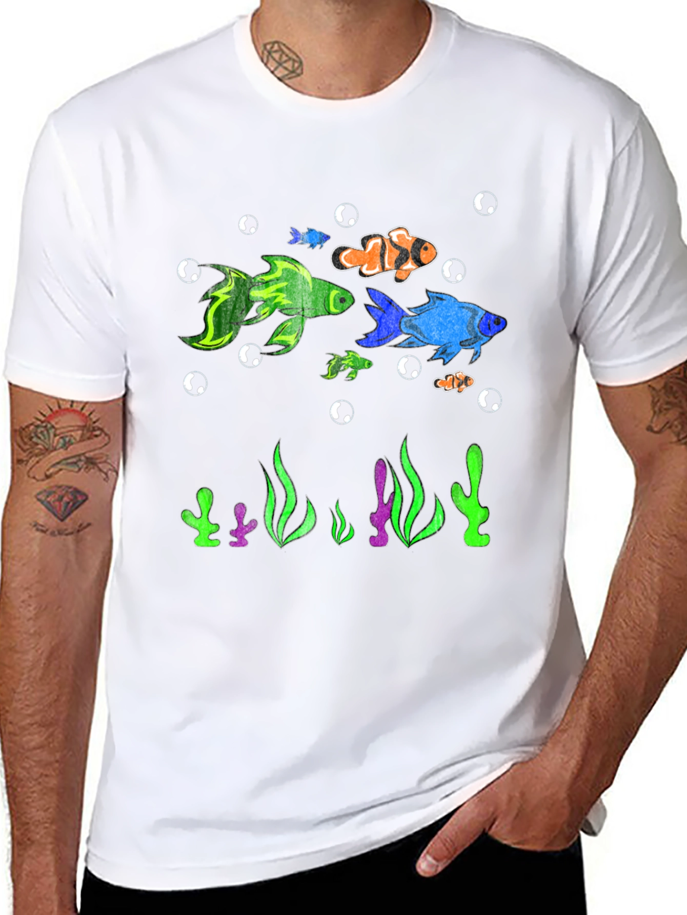 Aquarium Fish T-Shirt - Fun Graphic Tee