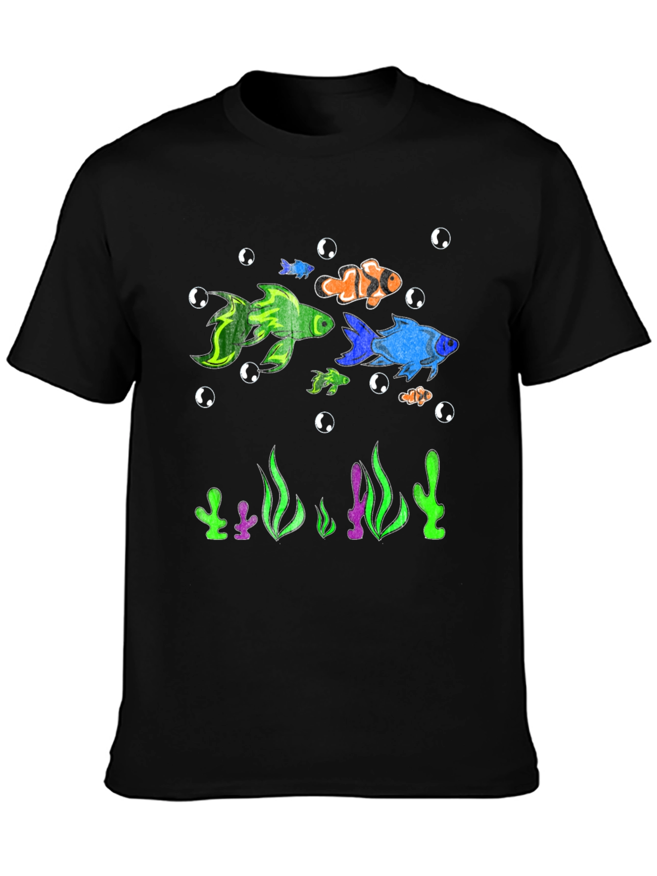 Aquarium Fish T-Shirt - Fun Graphic Tee
