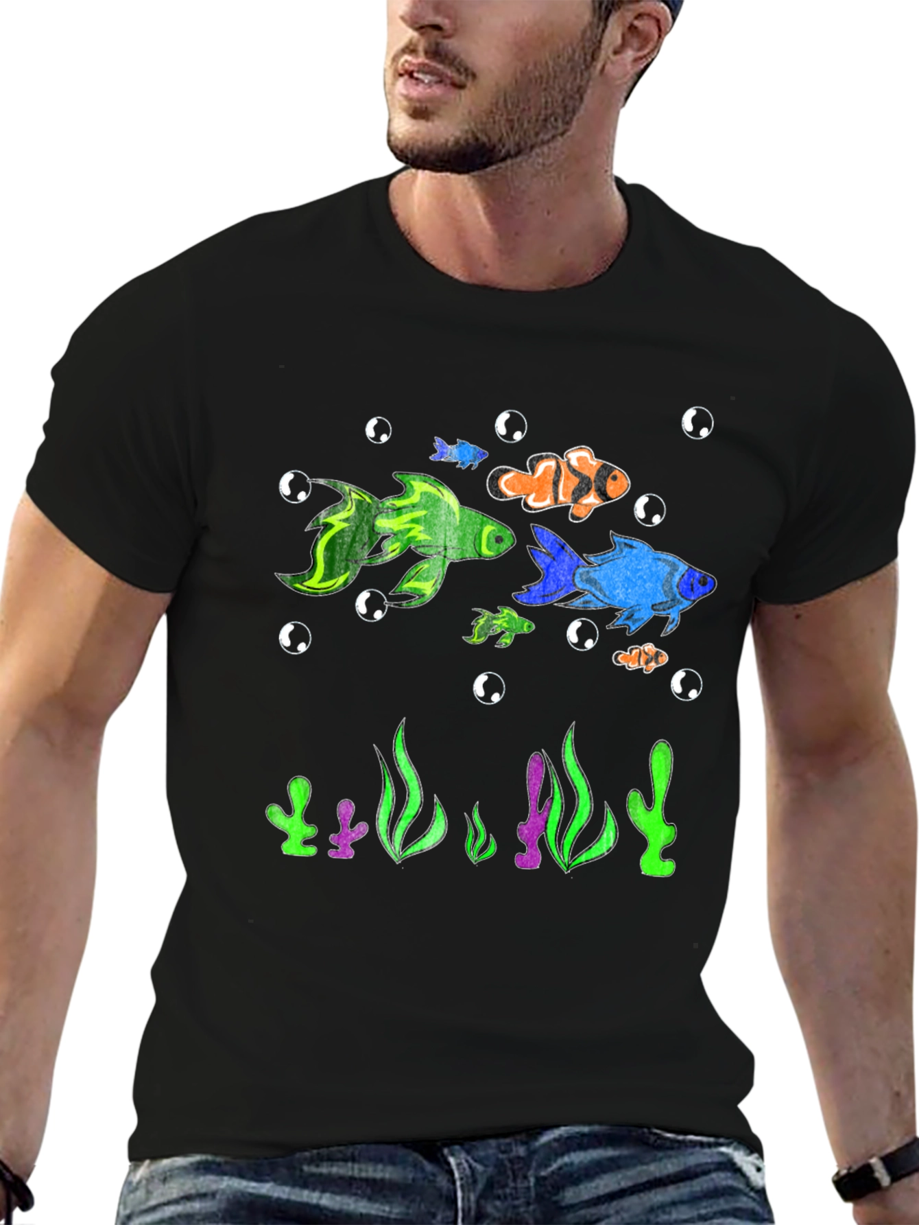 Aquarium Fish T-Shirt - Fun Graphic Tee