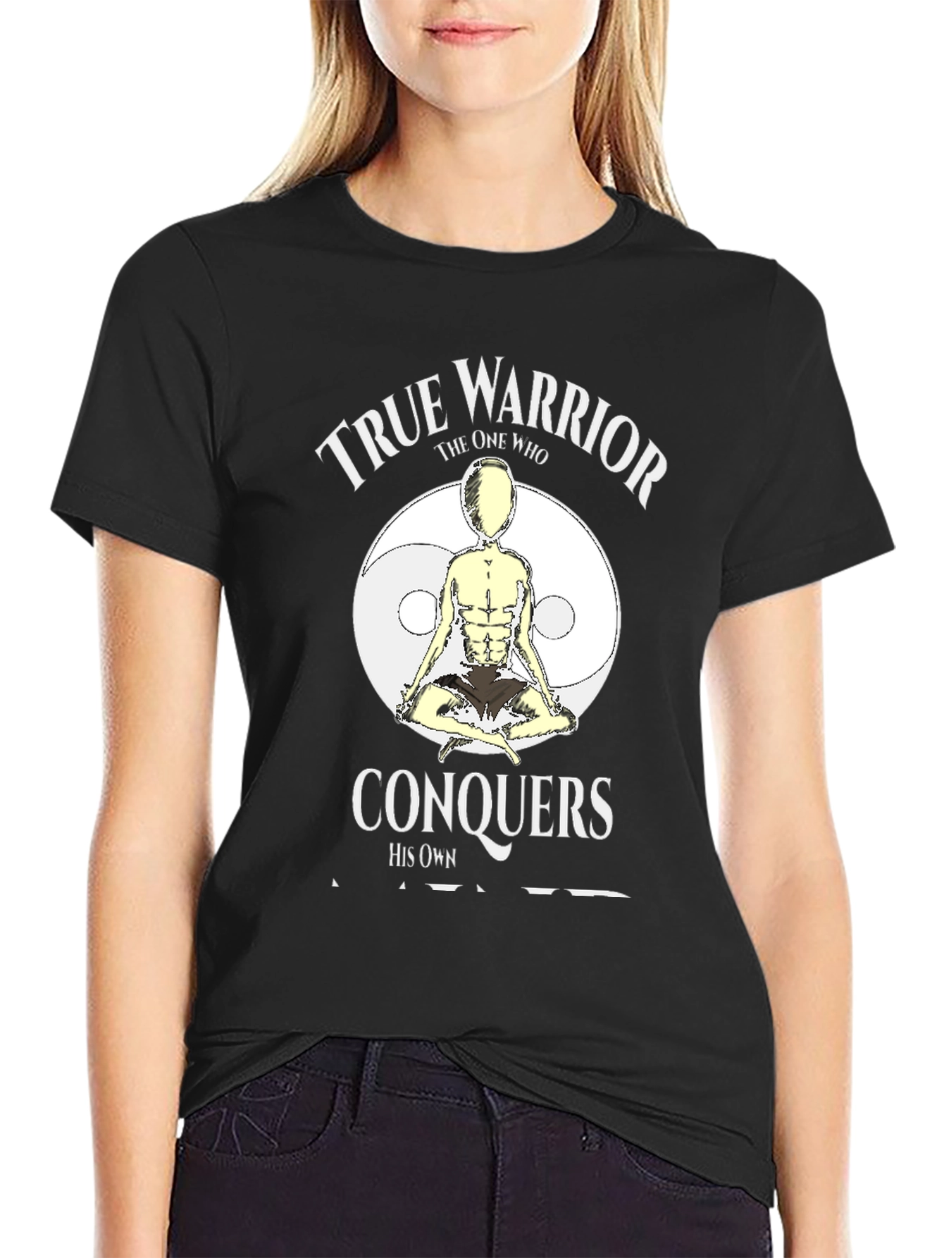 True Warrior Yin Yang Graphic T-Shirt