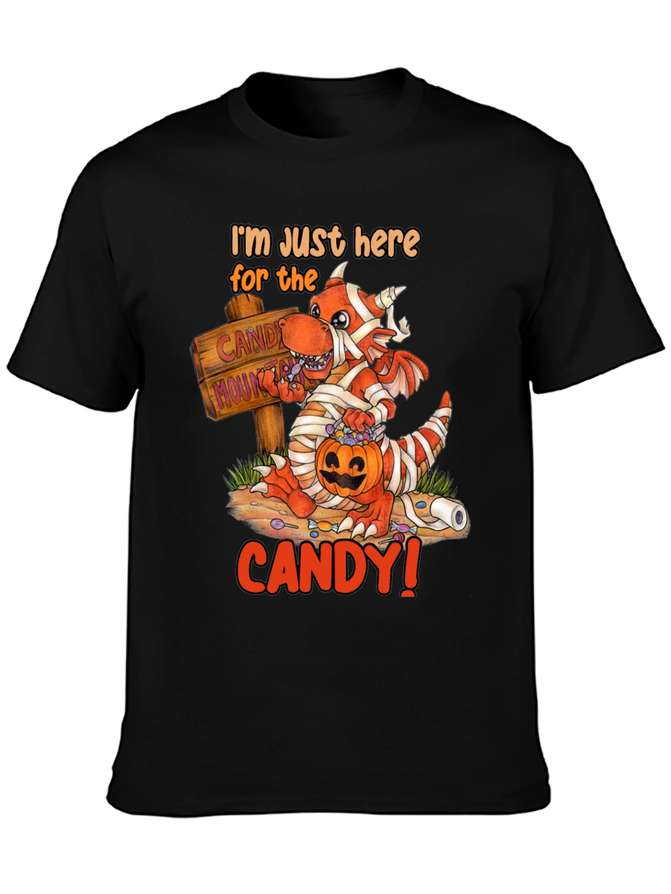 Candy Dragon Graphic Tee - Halloween Fun