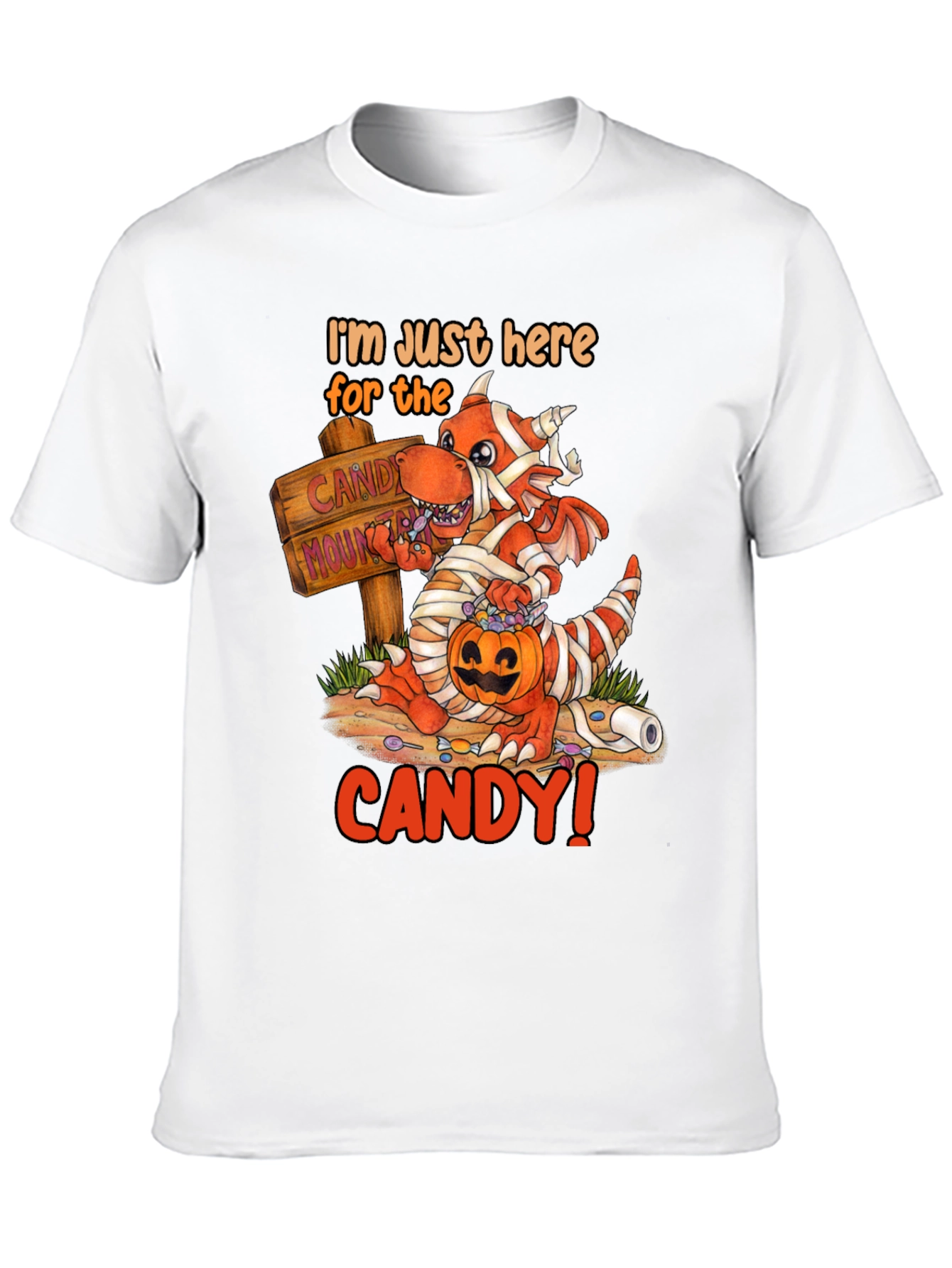 Candy Dragon Graphic Tee - Halloween Fun