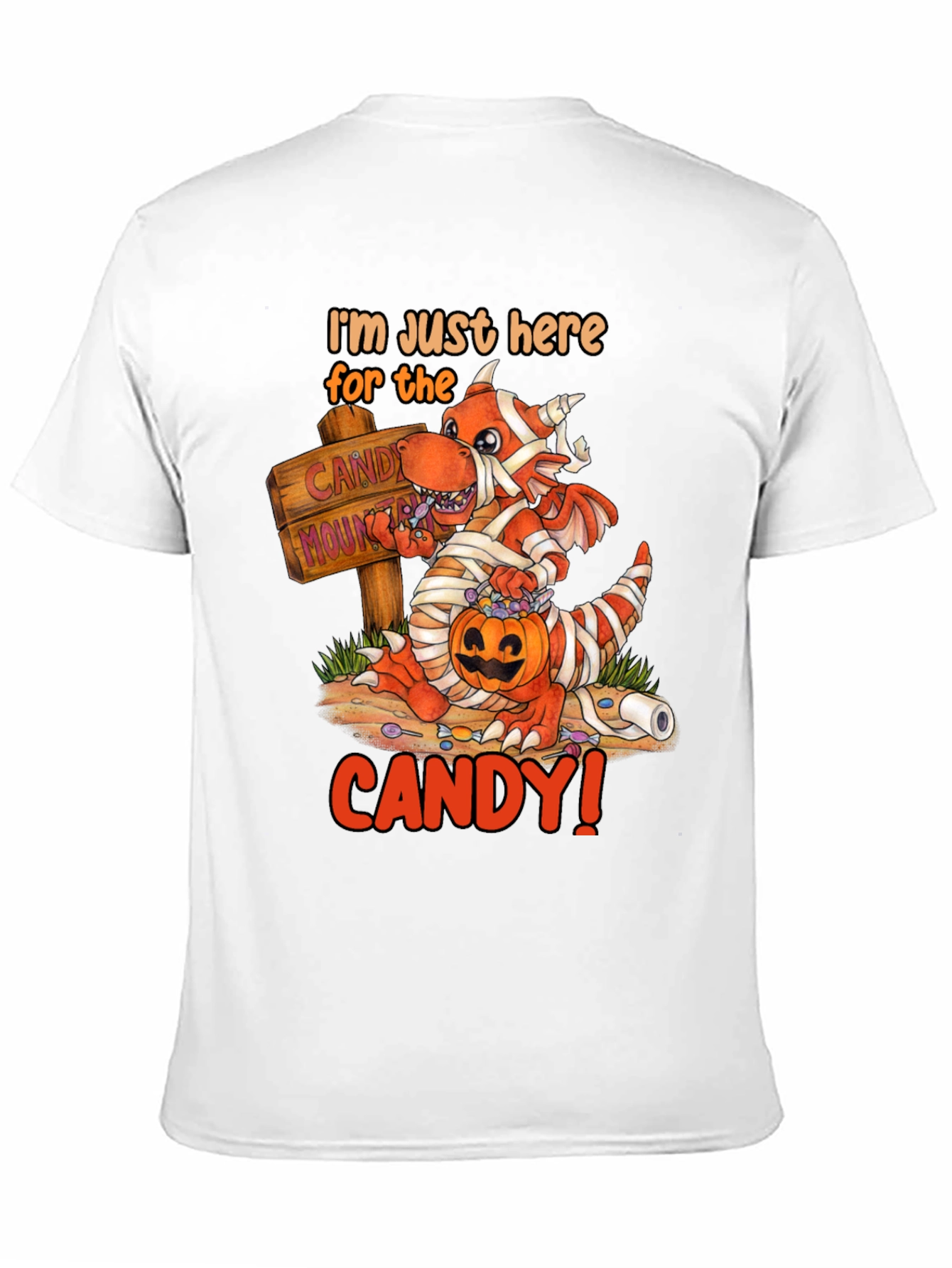 Candy Dragon Graphic Tee - Halloween Fun