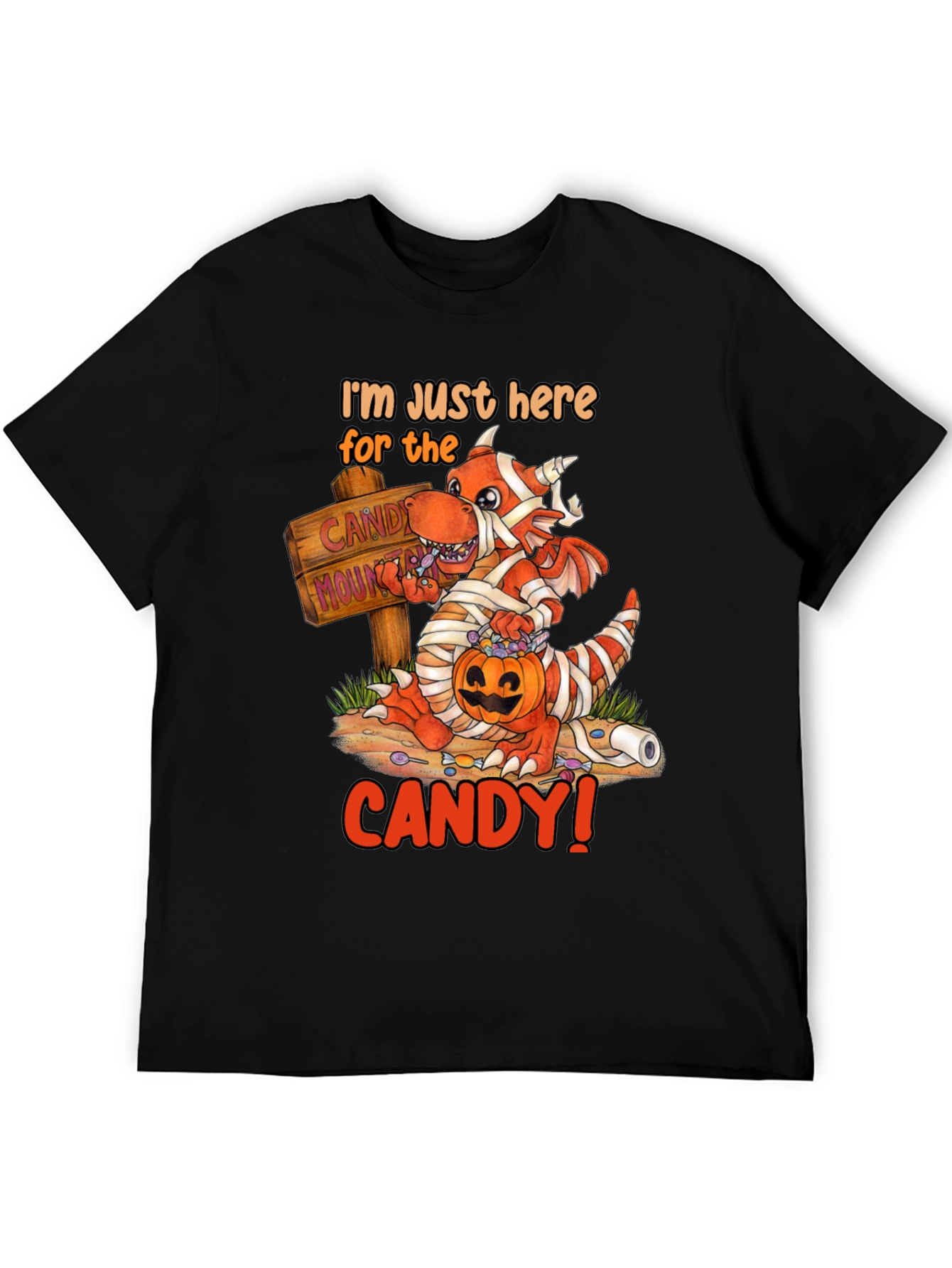 Candy Dragon Graphic Tee - Halloween Fun