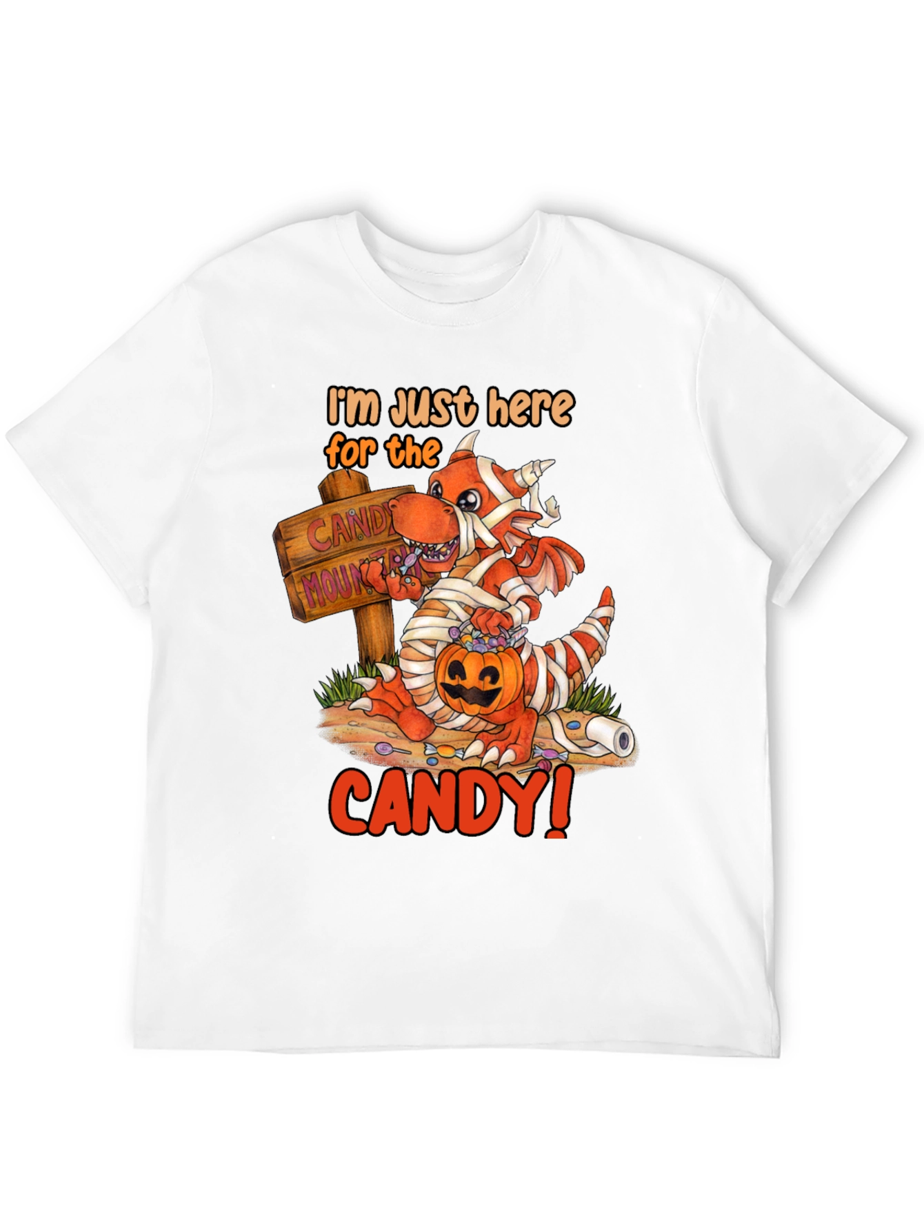 Candy Dragon Graphic Tee - Halloween Fun