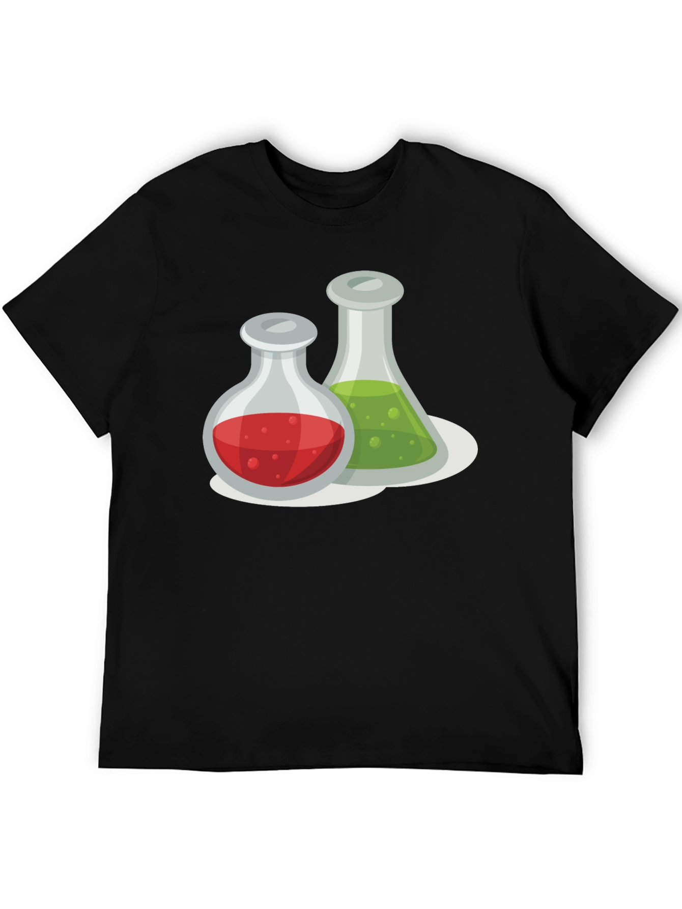Science Beakers Graphic T-Shirt