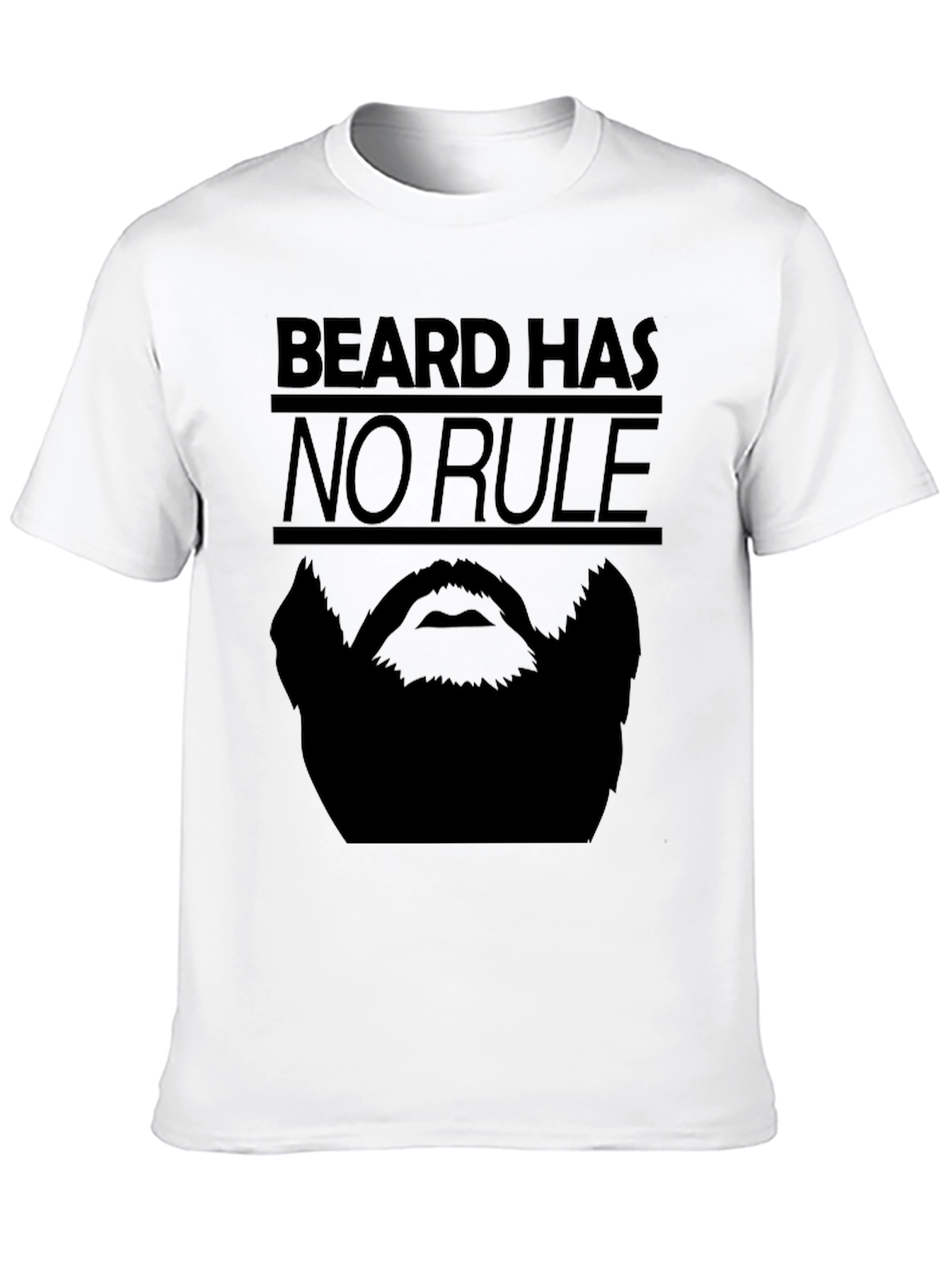 Beard Has No Rule Graphic Tee