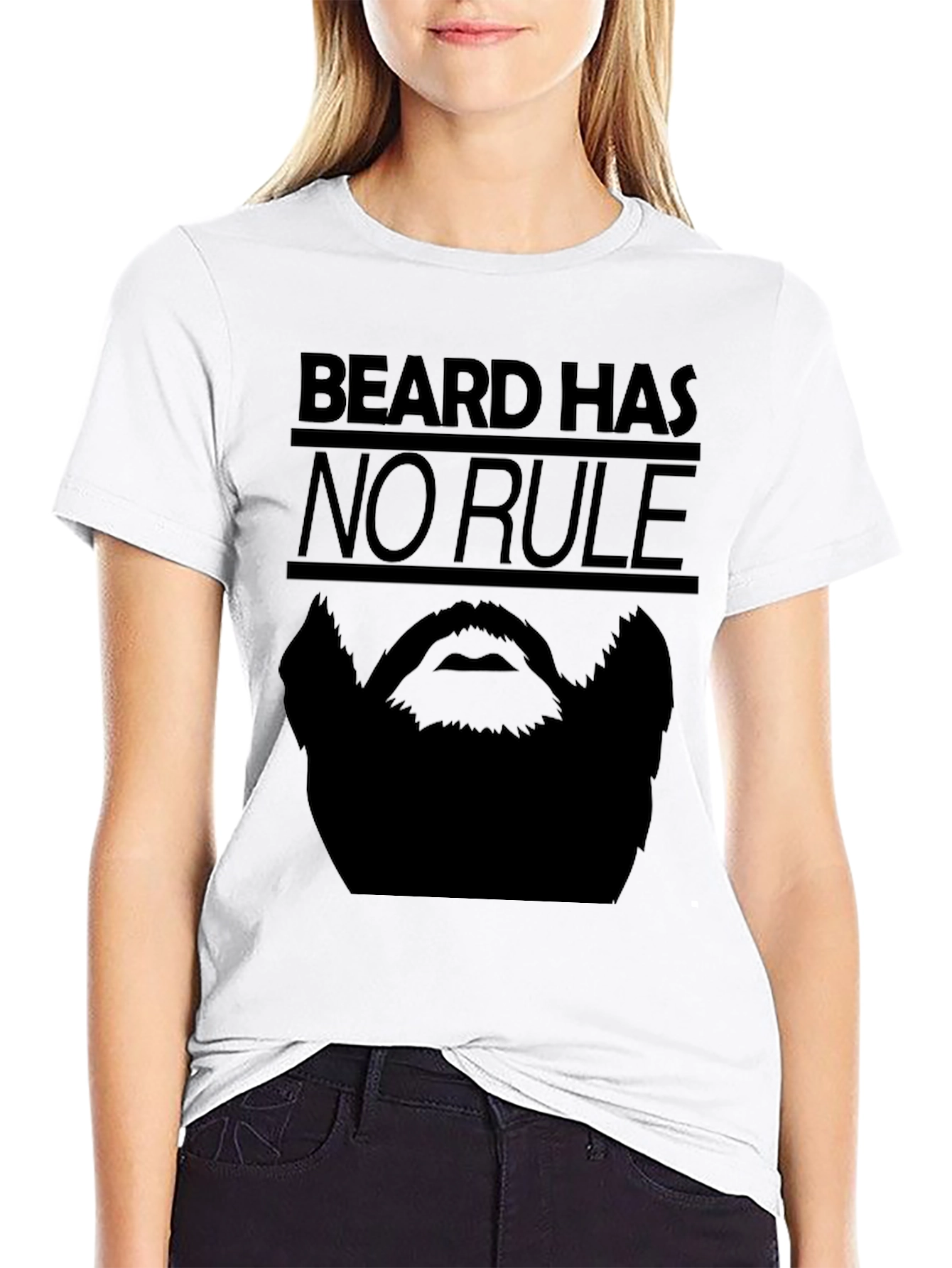 Beard Has No Rule Graphic Tee
