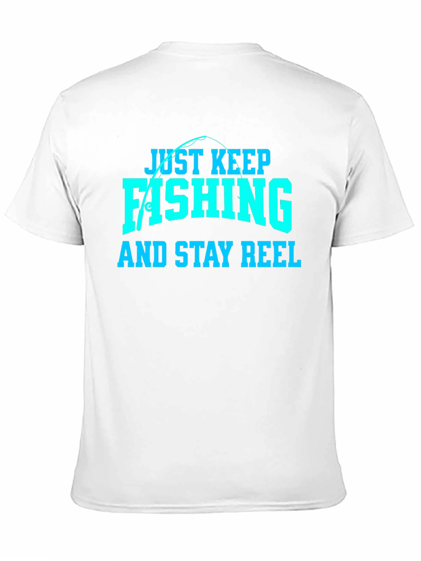 Just Keep Fishing Mens Black T-Shirt