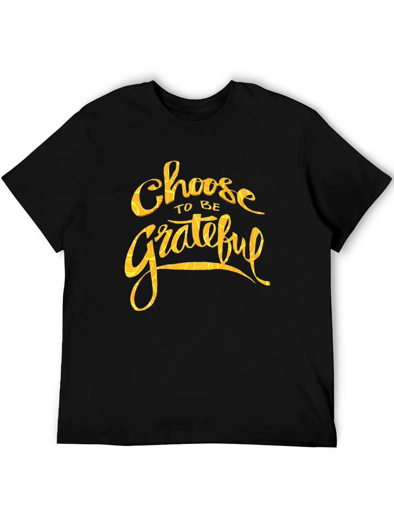 Choose to be Grateful Black Graphic Tee