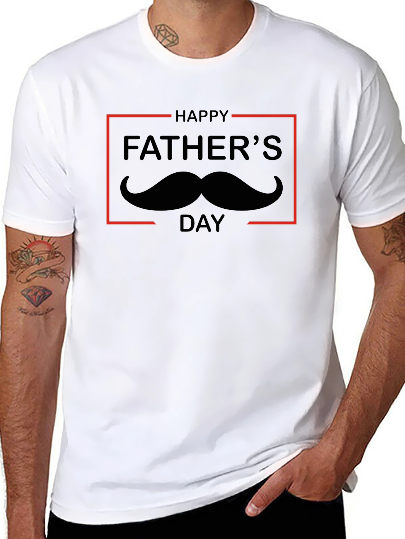 Fathers Day Mustache T-Shirt