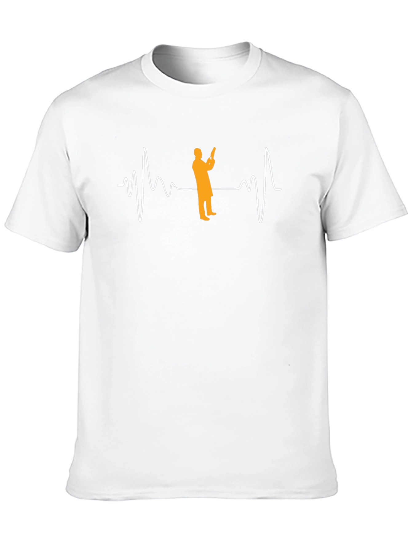 Scientist Heartbeat T-Shirt - Lab Coat Doctor Tee