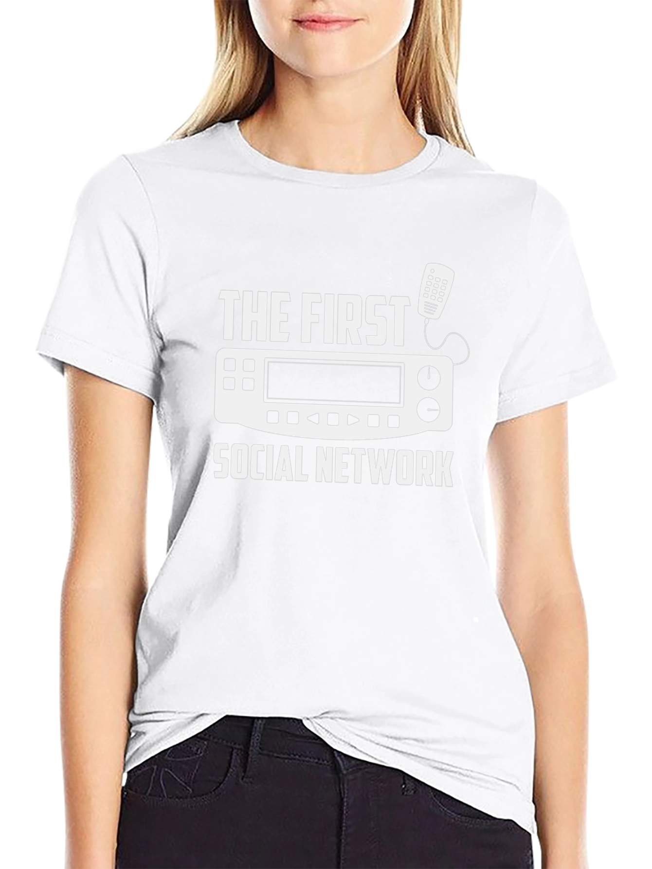 The First Social Network Black T-Shirt