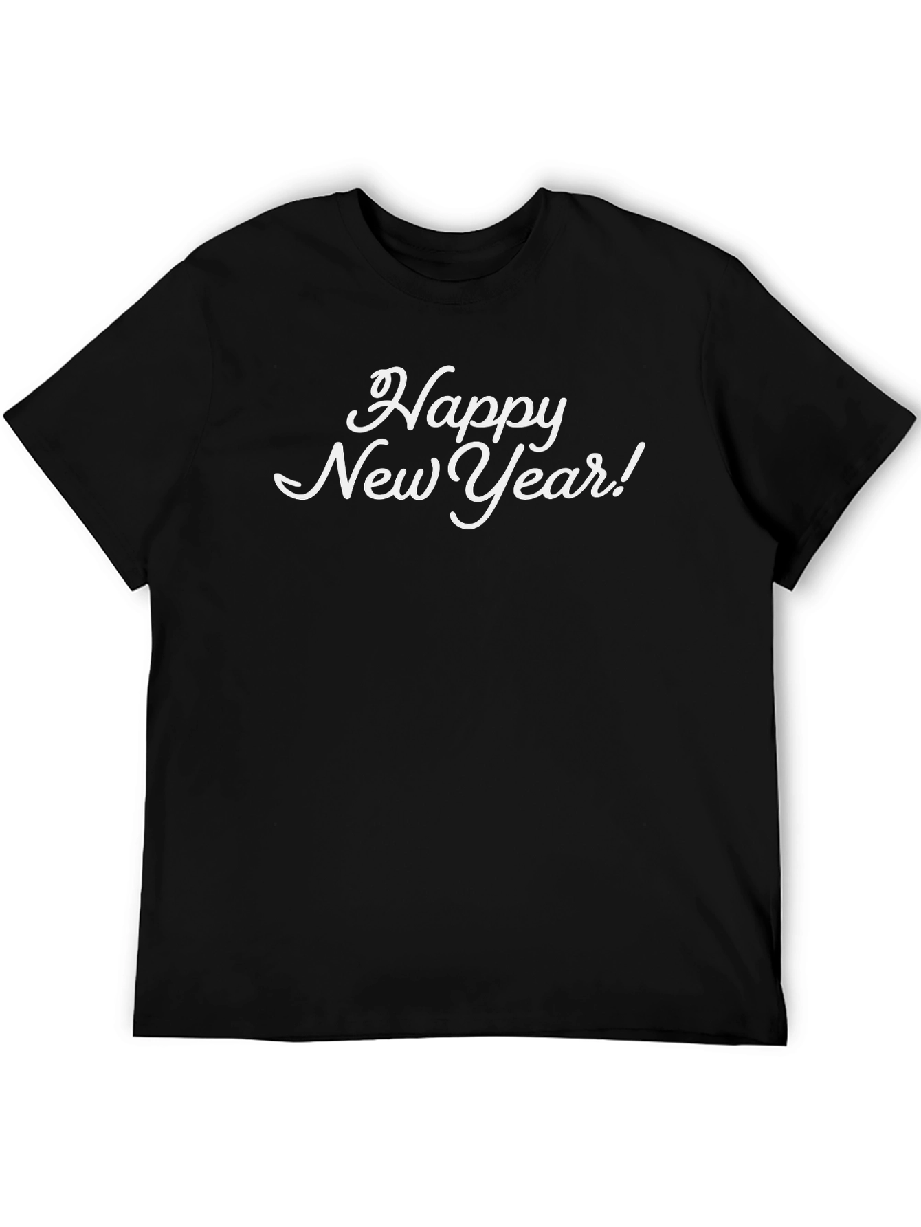 Happy New Year Black Tee