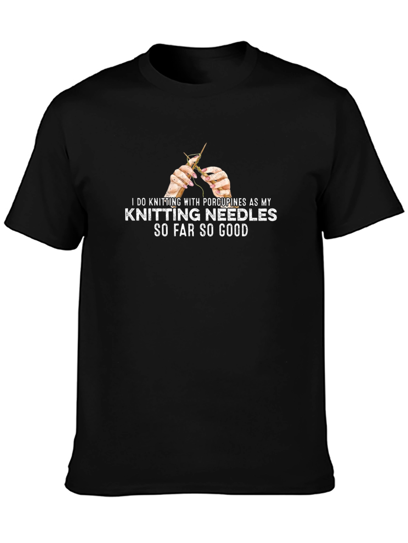 Knitting with Porcupines T-Shirt - Unisex