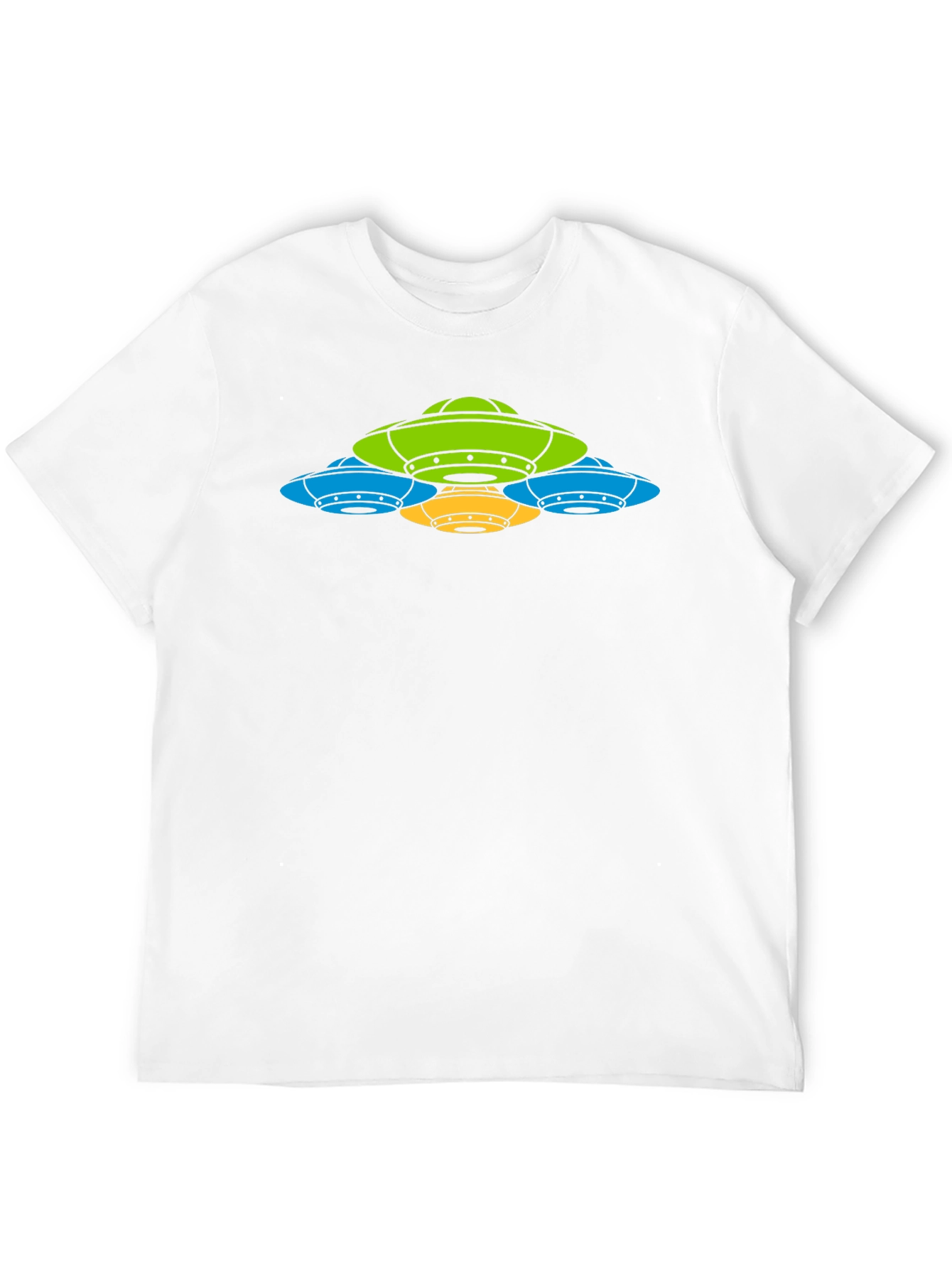 UFO Graphic T-Shirt - Black Cotton Tee