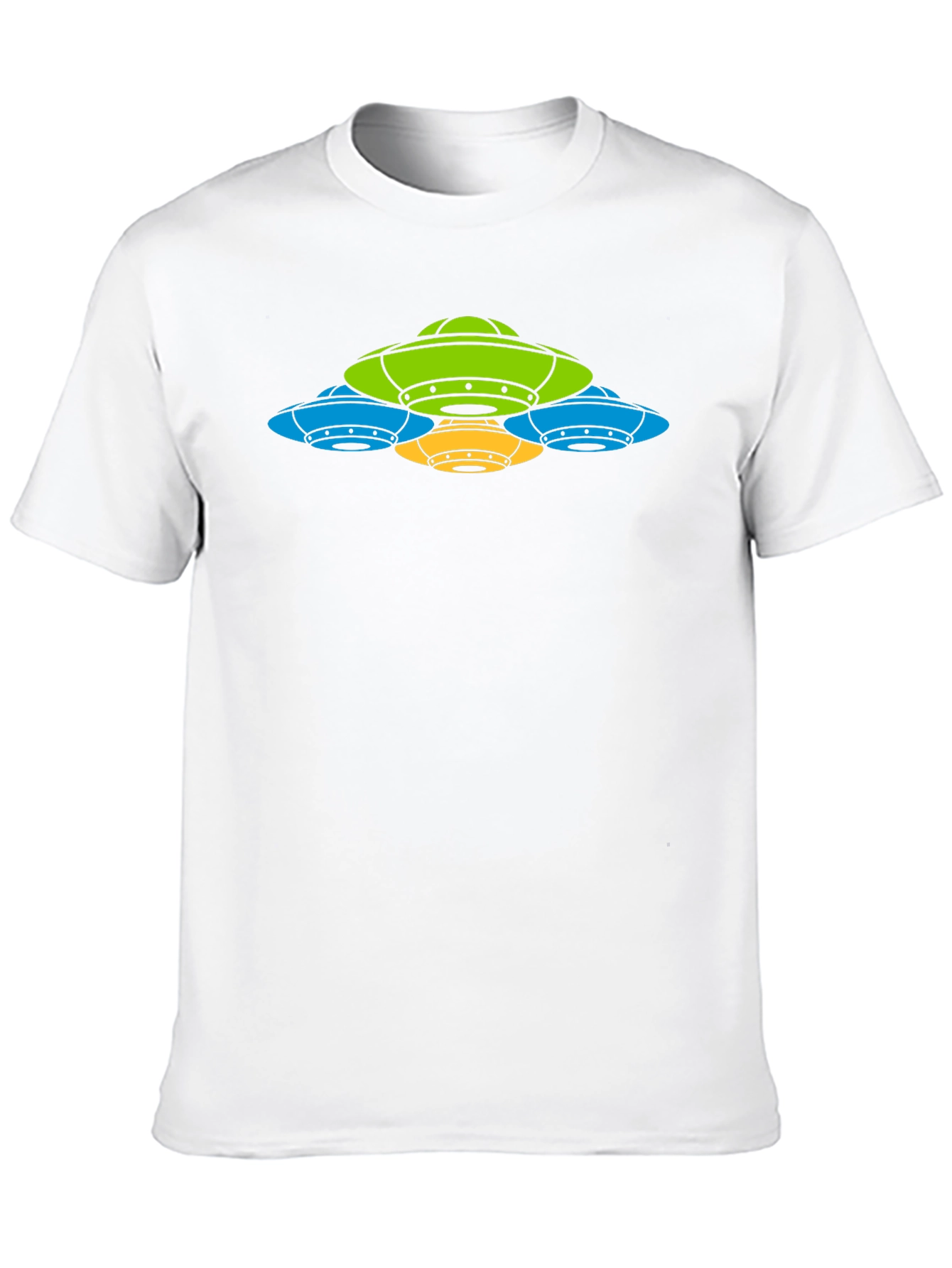 UFO Graphic T-Shirt - Black Cotton Tee