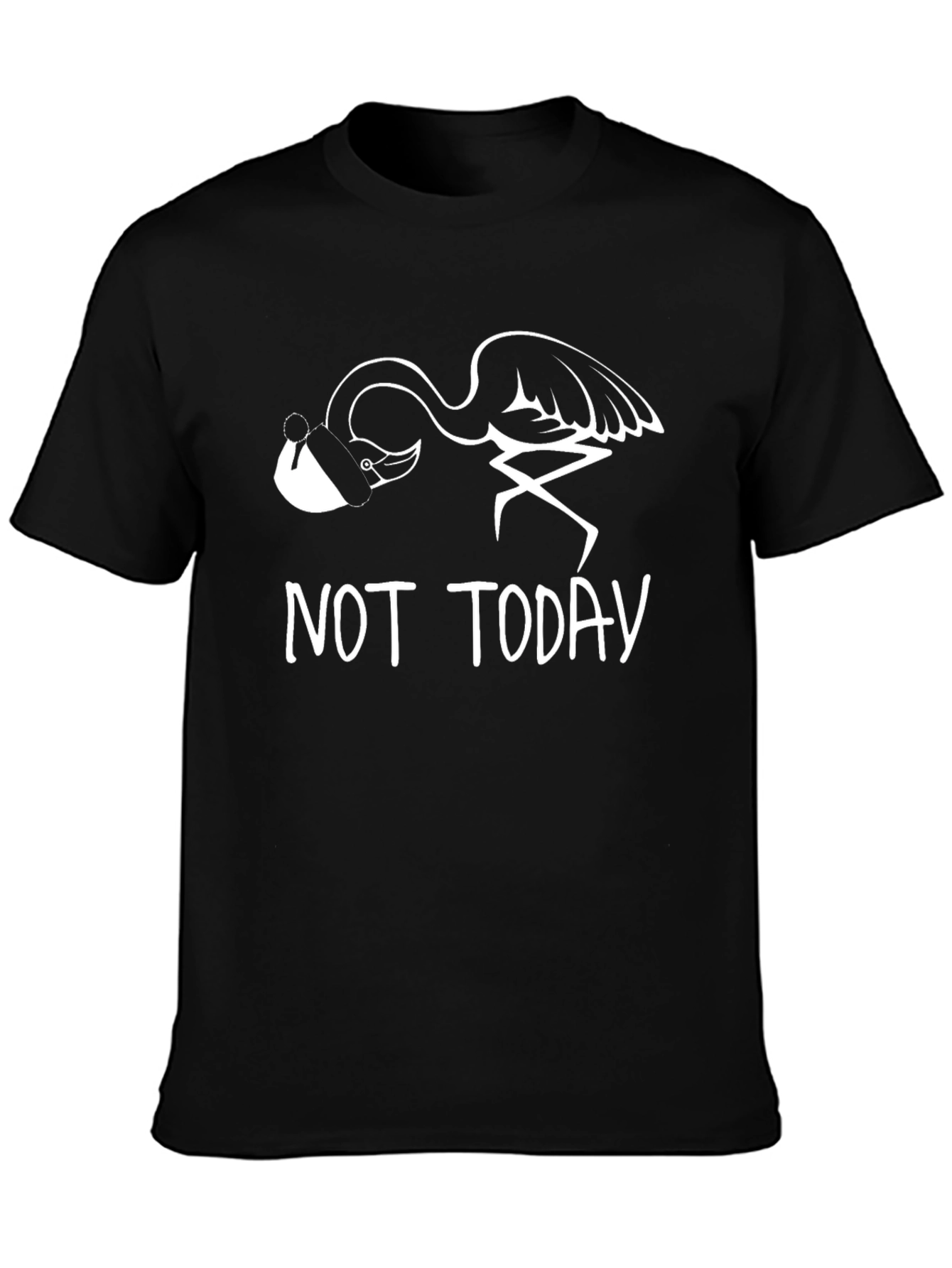 Not Today Flamingo Graphic Tee