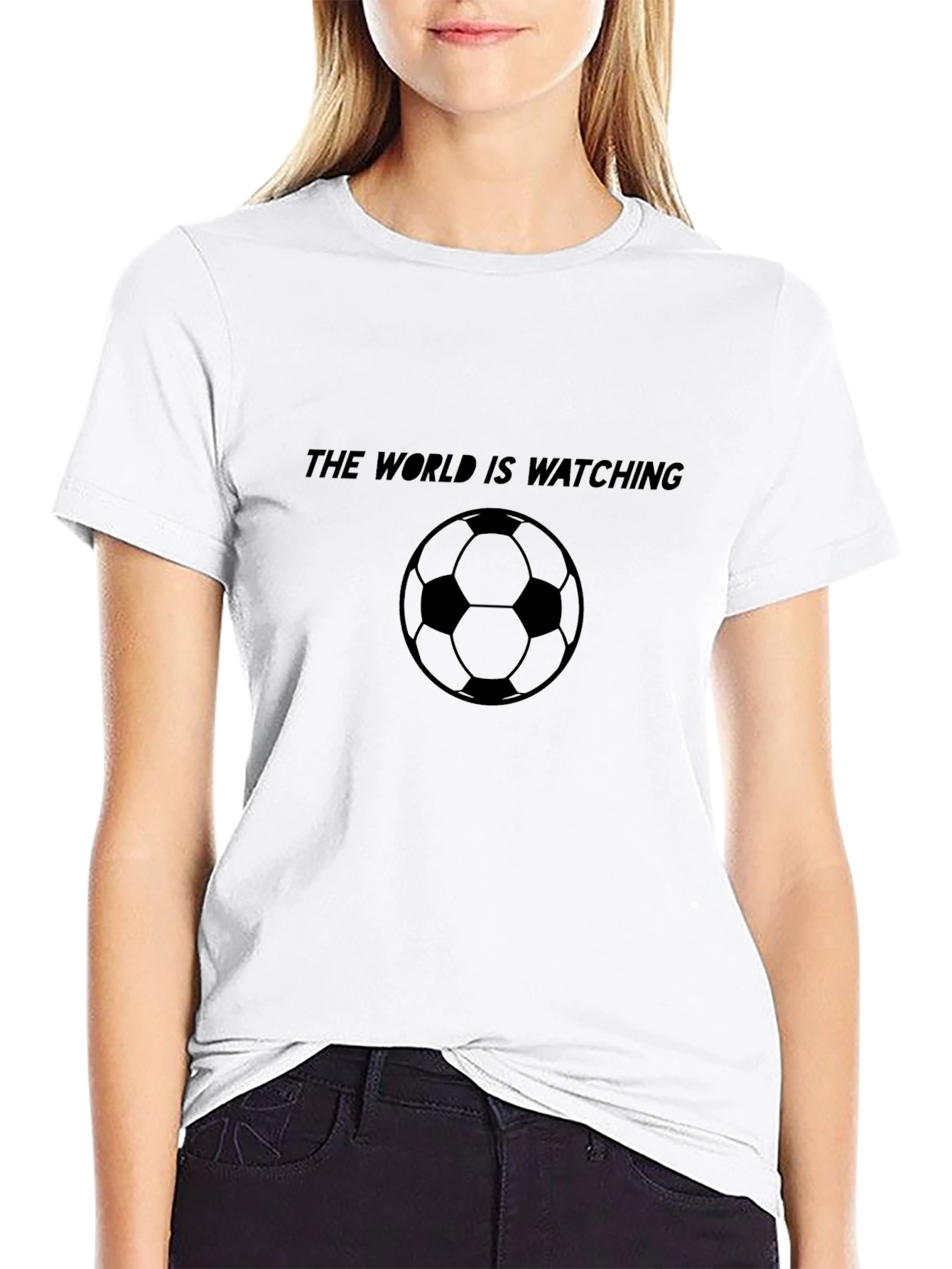 The World is Watching Soccer Tee