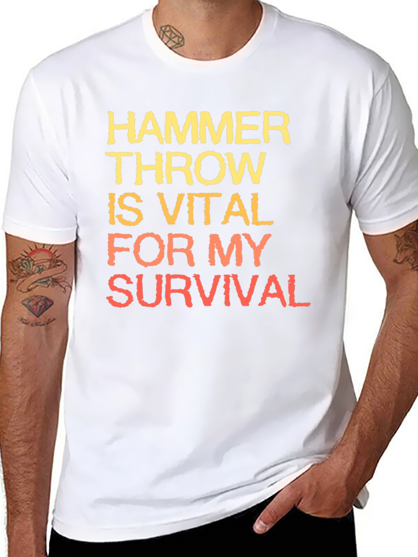 Hammer Throw Survival Graphic Tee