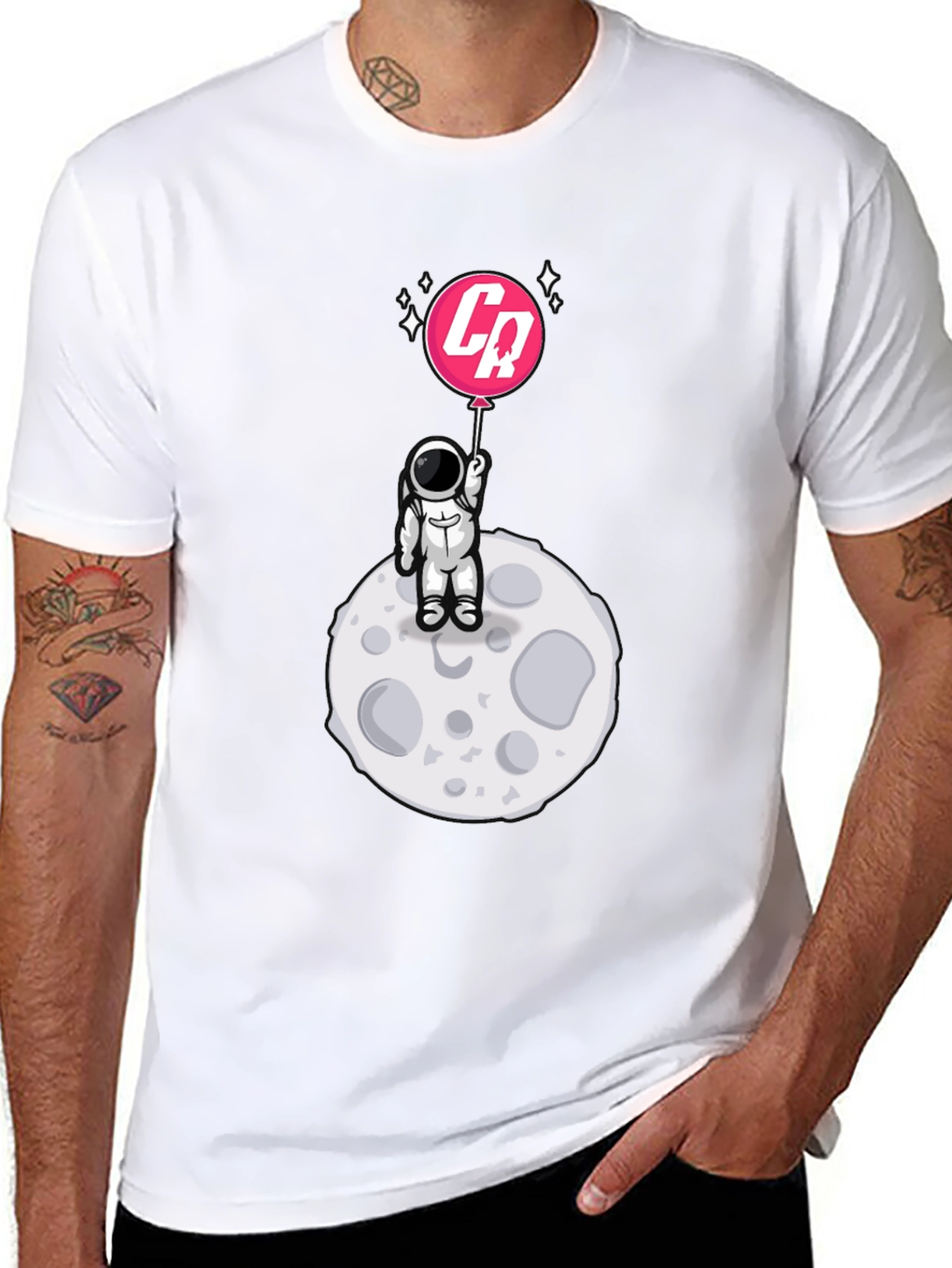 Astronaut on Moon T-Shirt