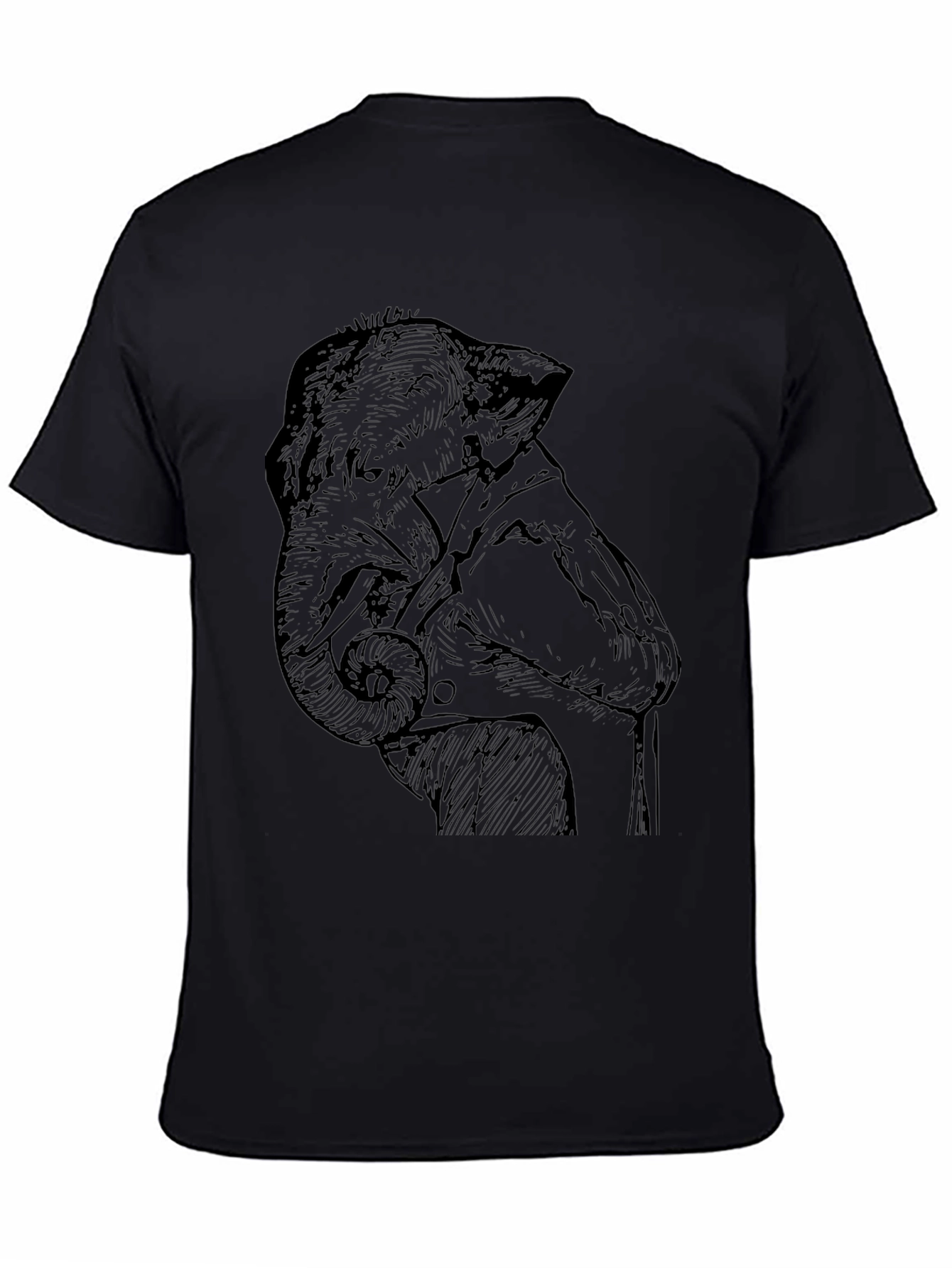 Elephant Tuxedo Graphic Tee - Unique Animal Lovers Shirt