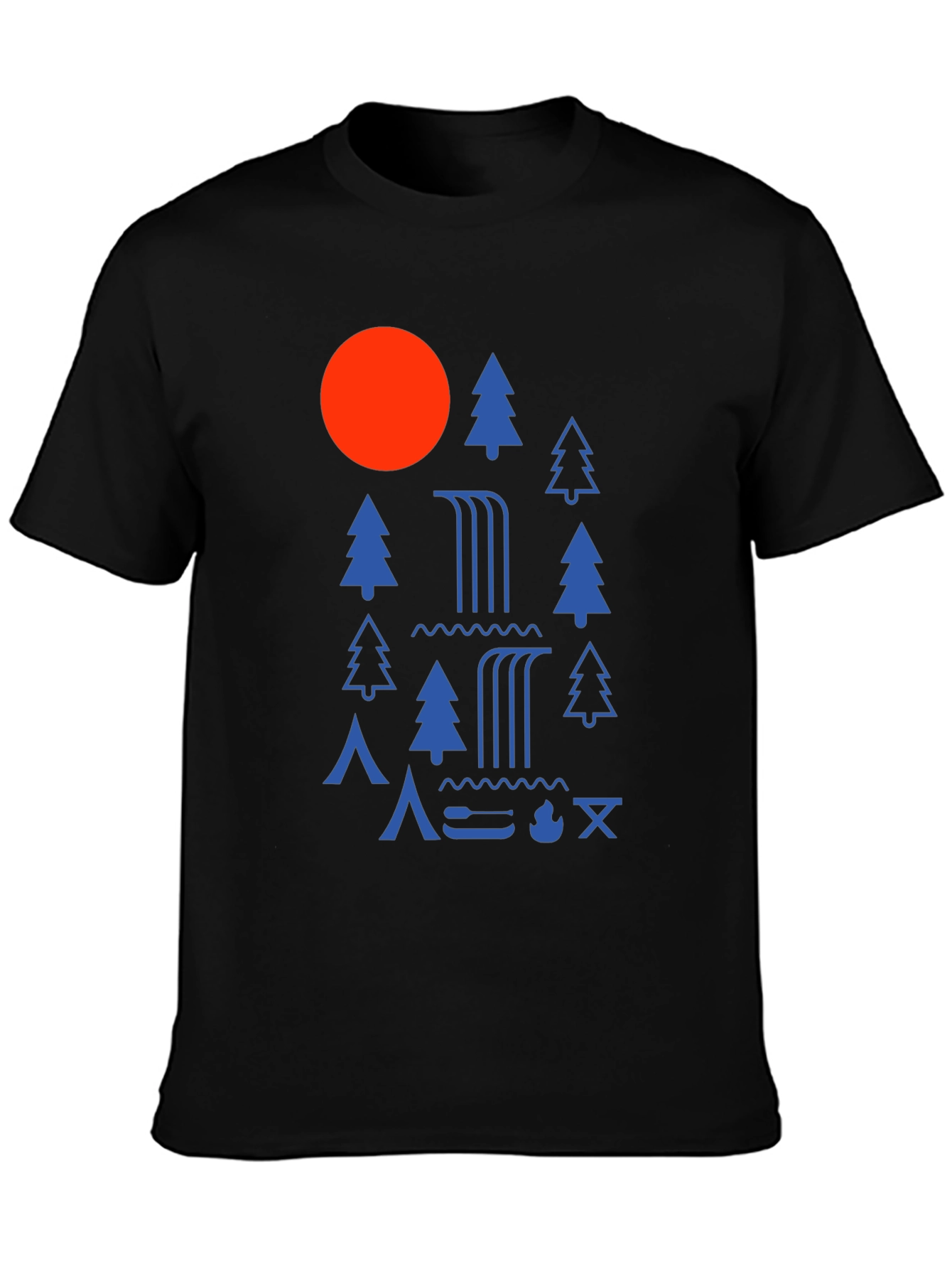 Camping Adventure Graphic Tee - Nature Inspired Design