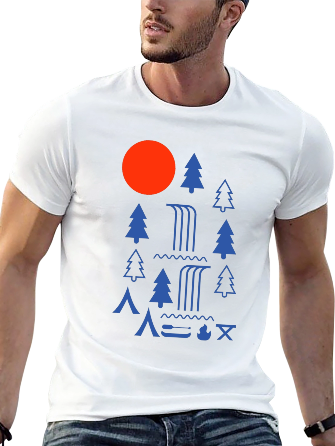 Camping Adventure Graphic Tee - Nature Inspired Design