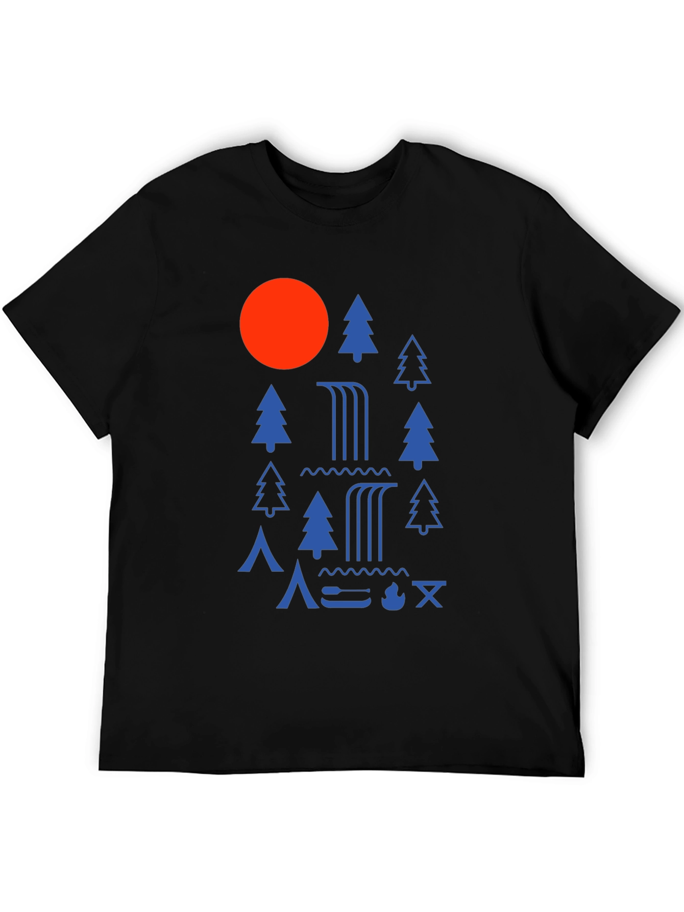 Camping Adventure Graphic Tee - Nature Inspired Design