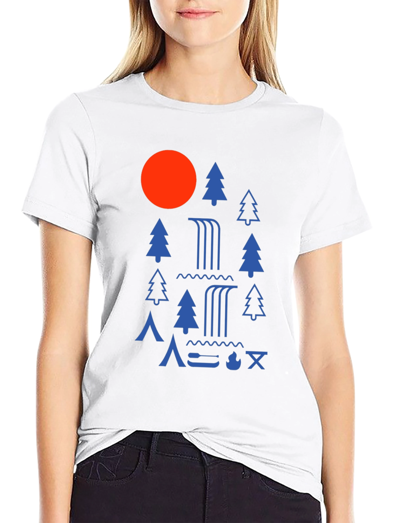 Camping Adventure Graphic Tee - Nature Inspired Design