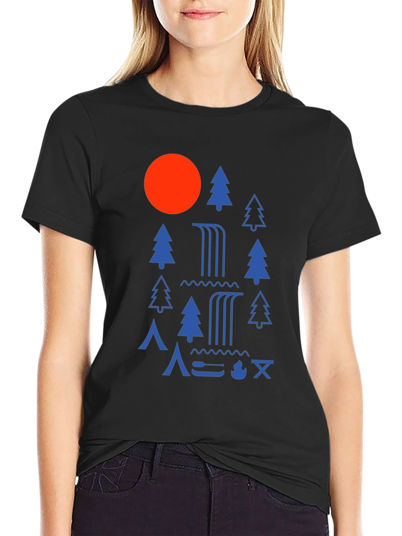 Camping Adventure Graphic Tee - Nature Inspired Design