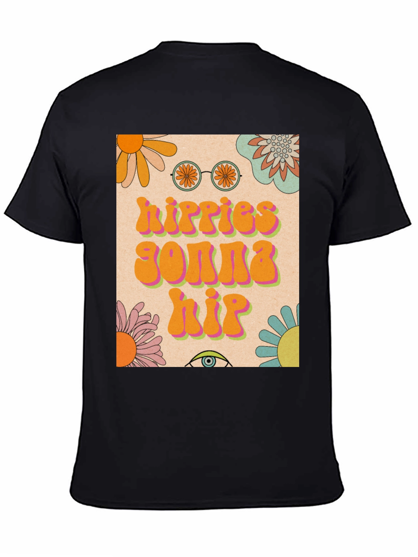 Hippies Gonna Hip T-Shirt Retro Style