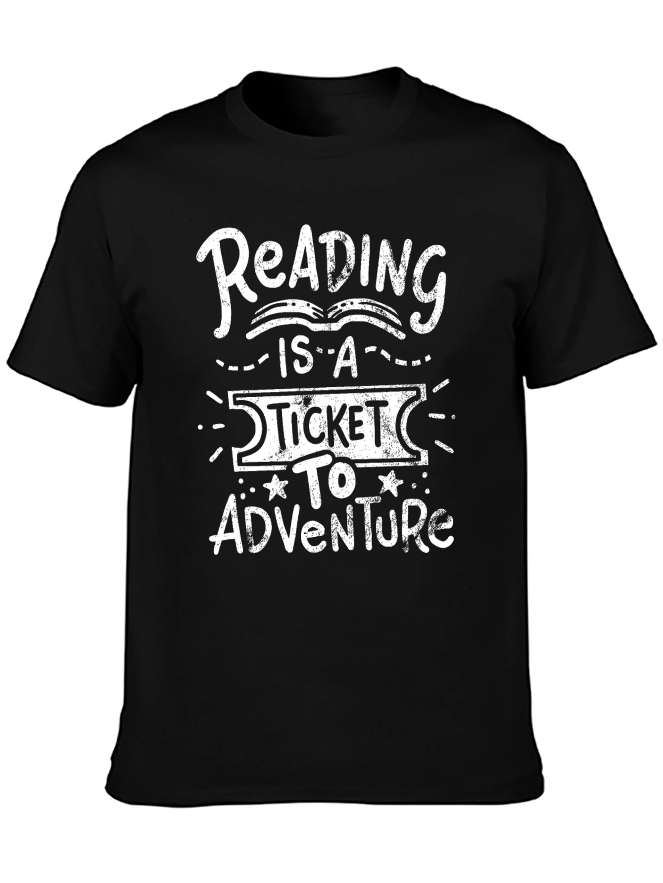 Reading is a Ticket to Adventure Graphic Tee